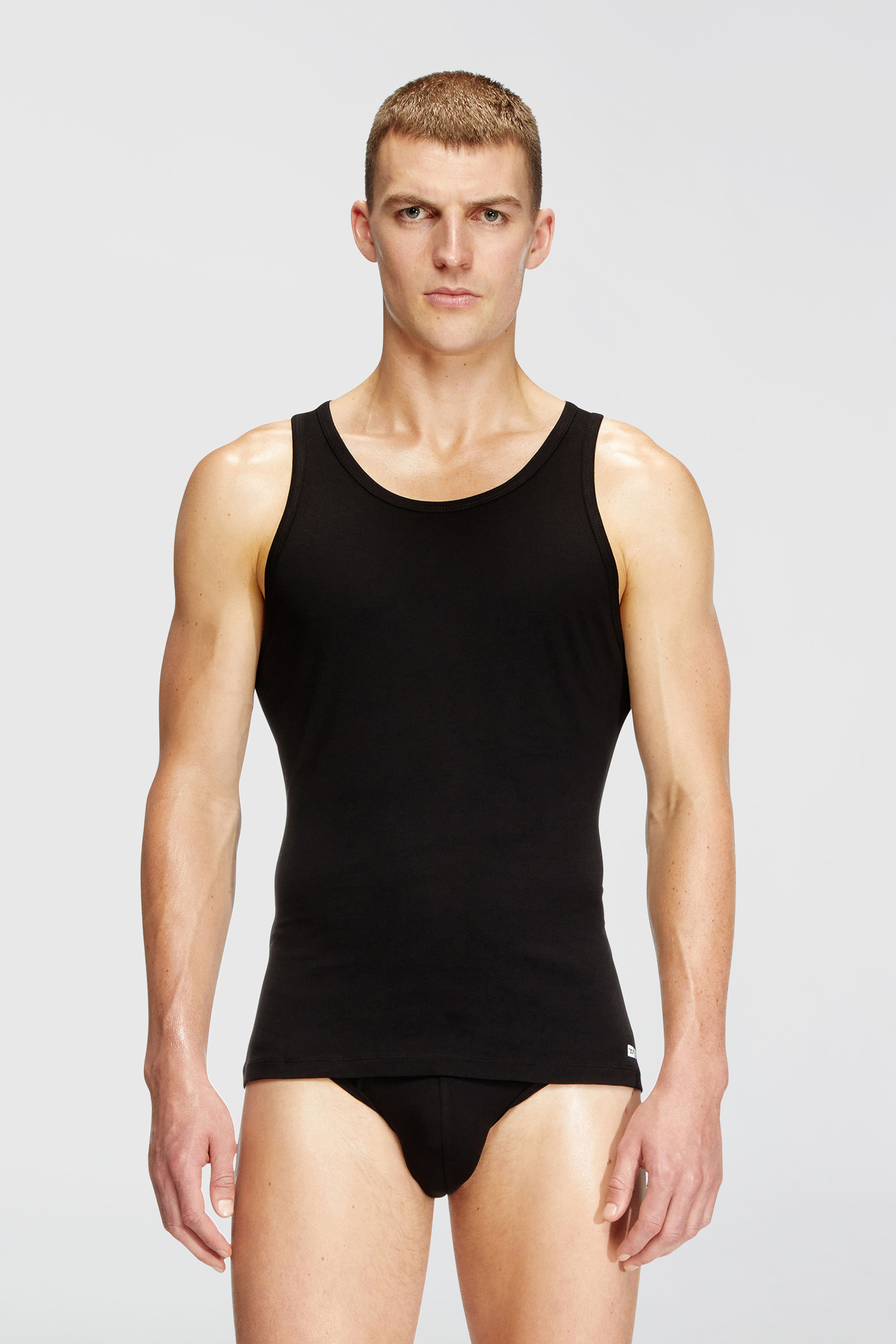 Diesel - WALTY-D-BOX-2PACK, Herren Tankweste aus Baumwolle im Zweierpack in Schwarz - 2