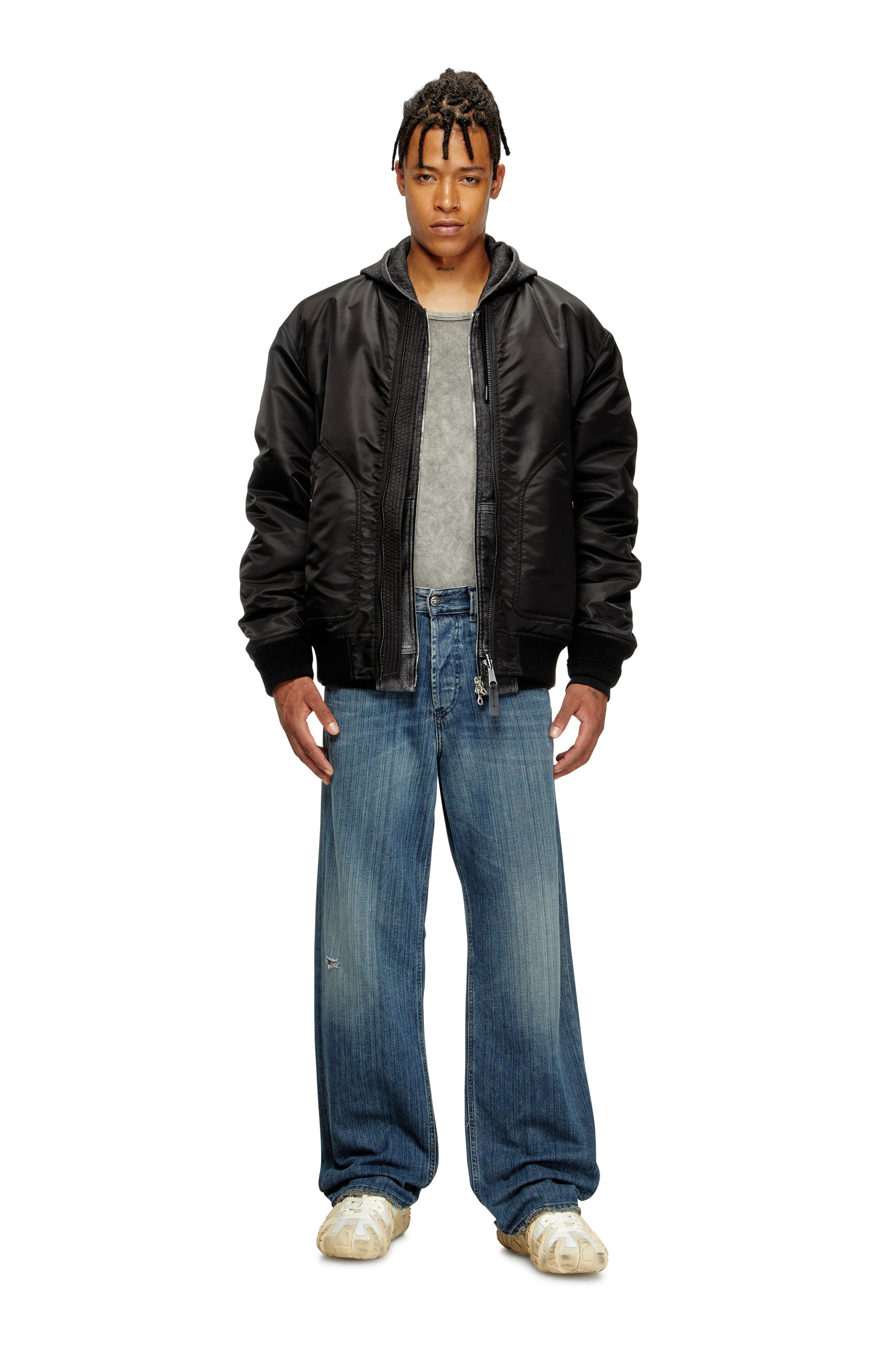 Diesel - Herren Relaxed Jeans 2001 D-Macro 09M09, Dunkelblau - 2