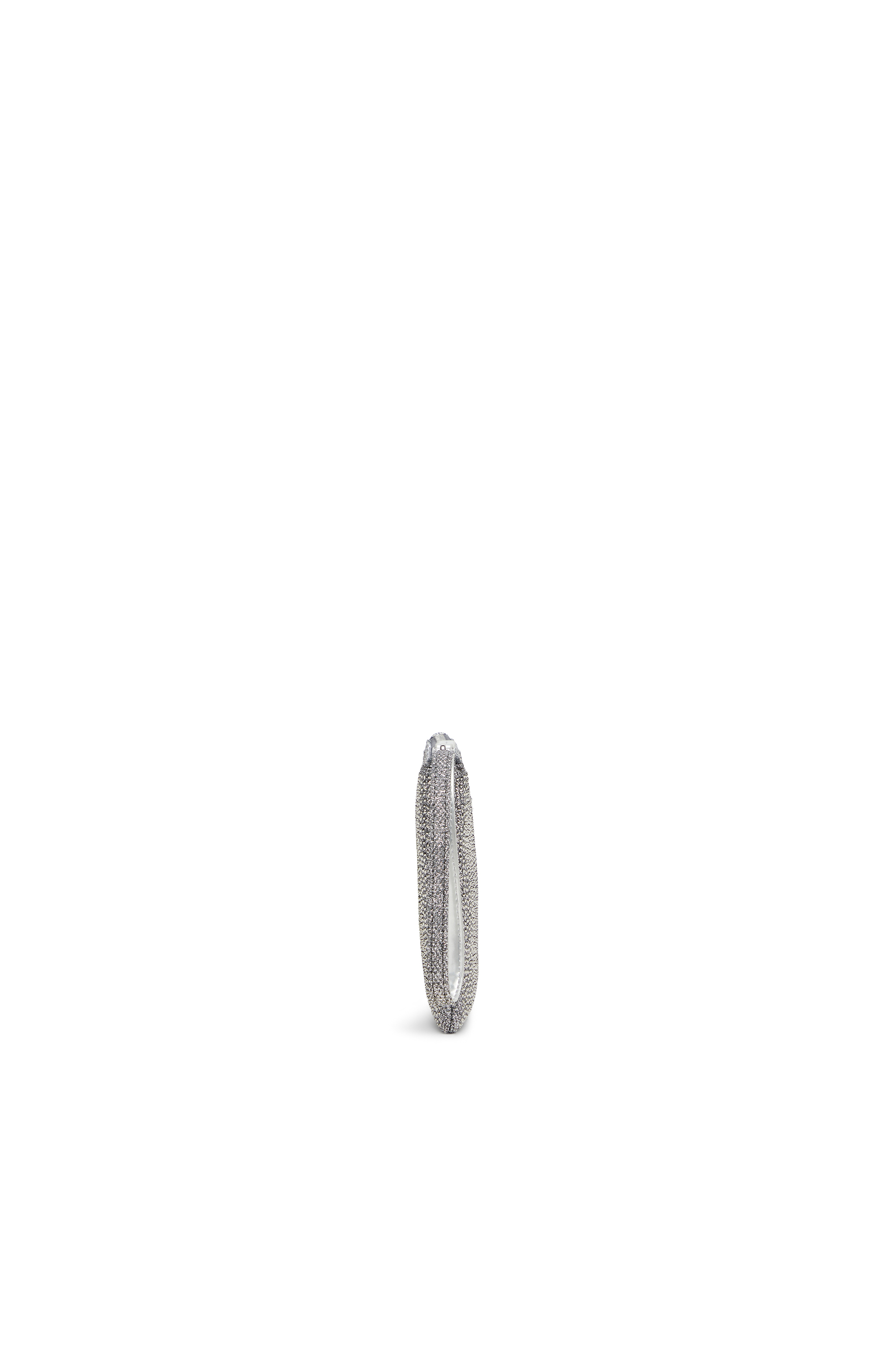 Diesel - PLAY POUCH II, Damen Beutel aus Kristall-Lurexstoff in Silber - 3