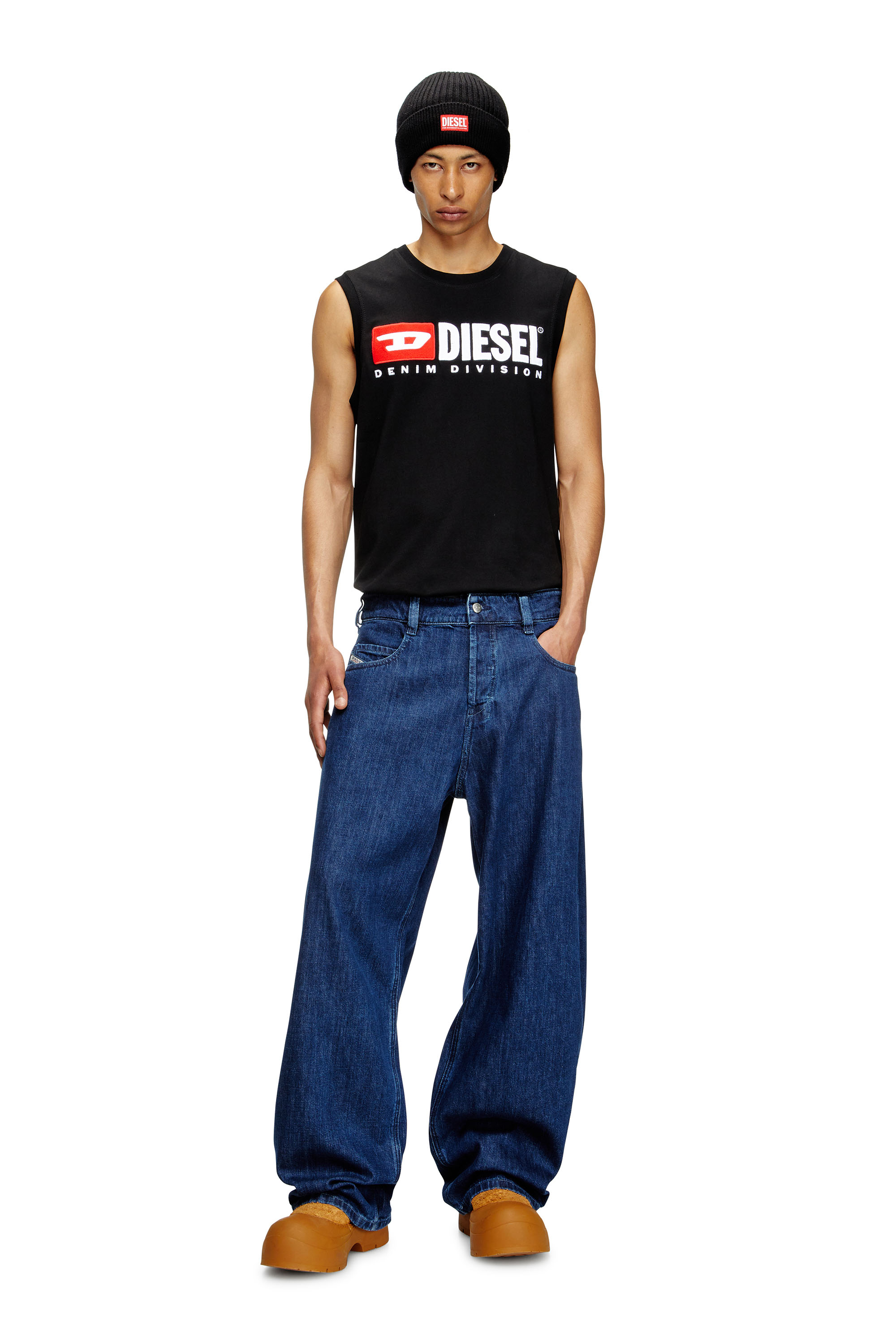 Diesel - Unisex Relaxed Jeans 1997 D-Enim 0DBDX, Dunkelblau - 2