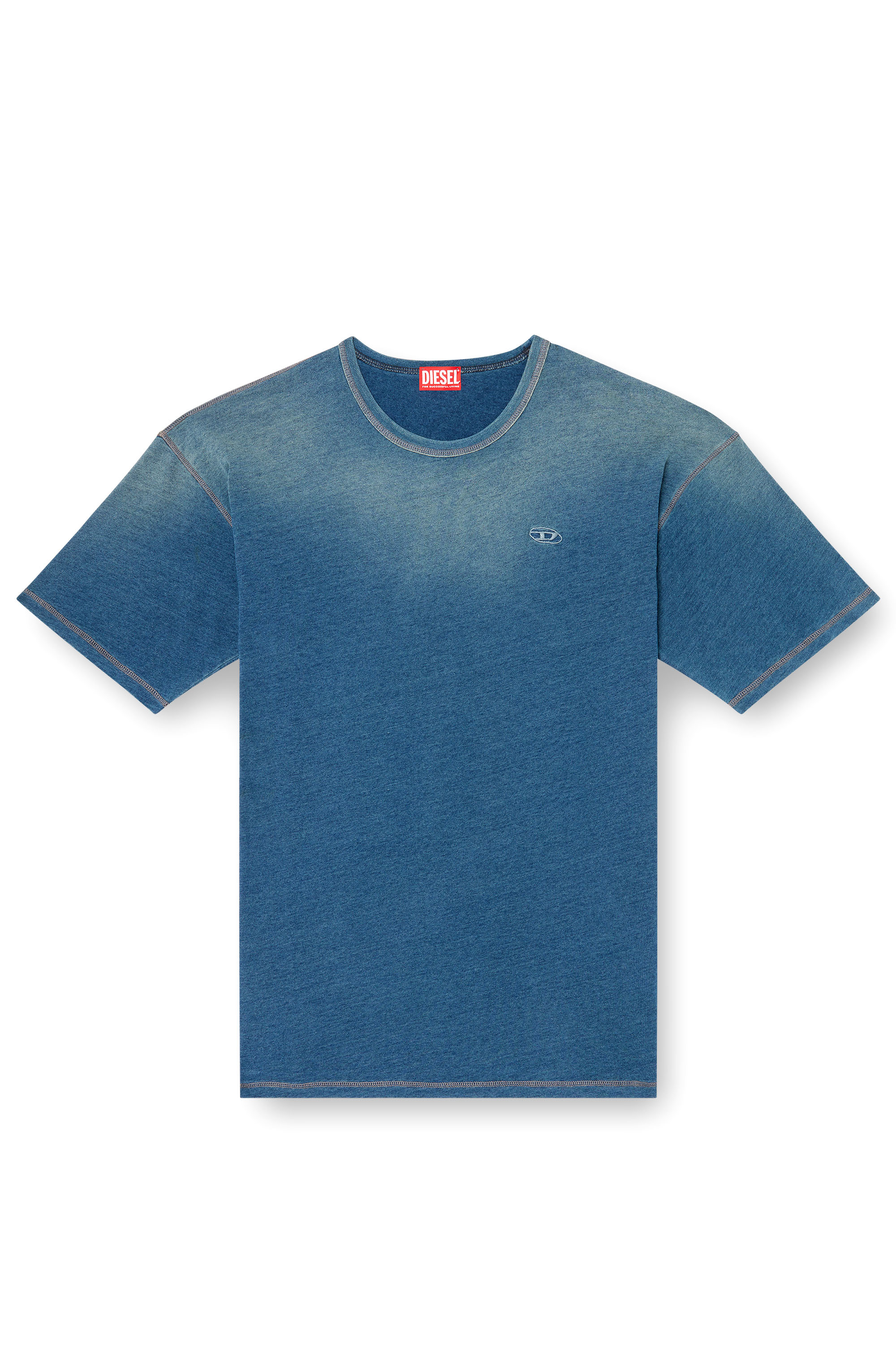 Diesel - T-BOXT-R11, Herren T-Shirt mit Sprüh-Behandlung in Blau - 3