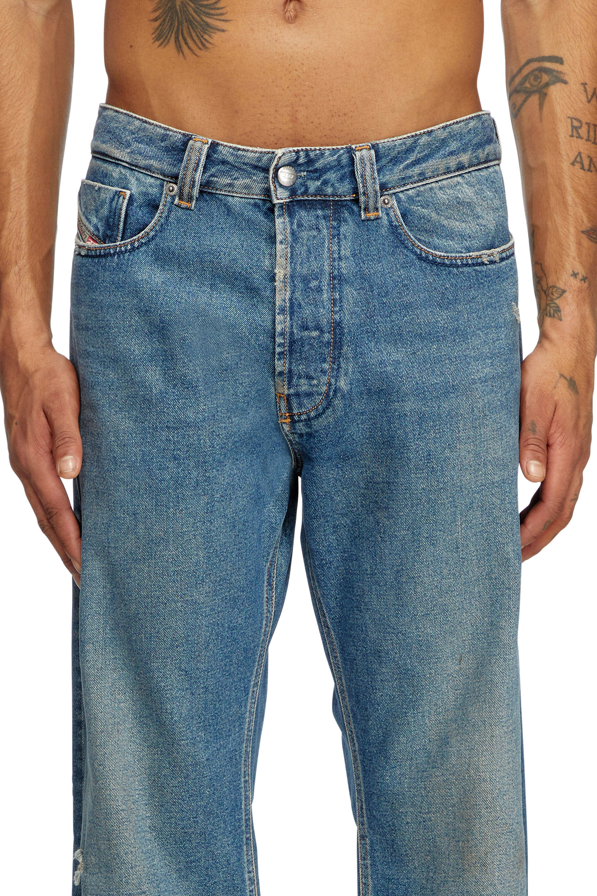 Diesel - Herren Relaxed Jeans 1980 D-Eeper 09J79, Mittelblau - 5