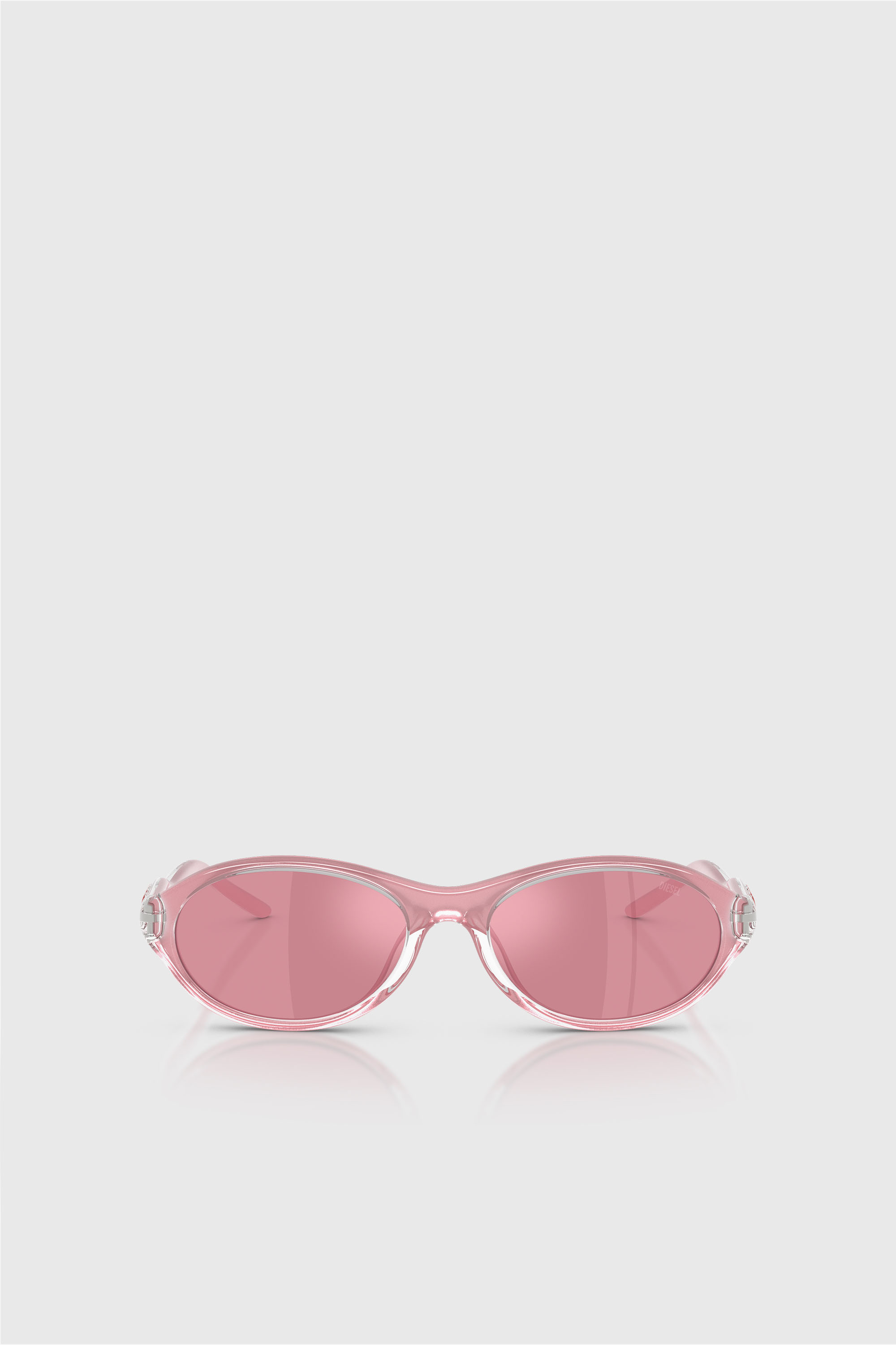 Diesel - 0DL3024U, Unisex Ovale Sonnenbrille in Rosa - 1