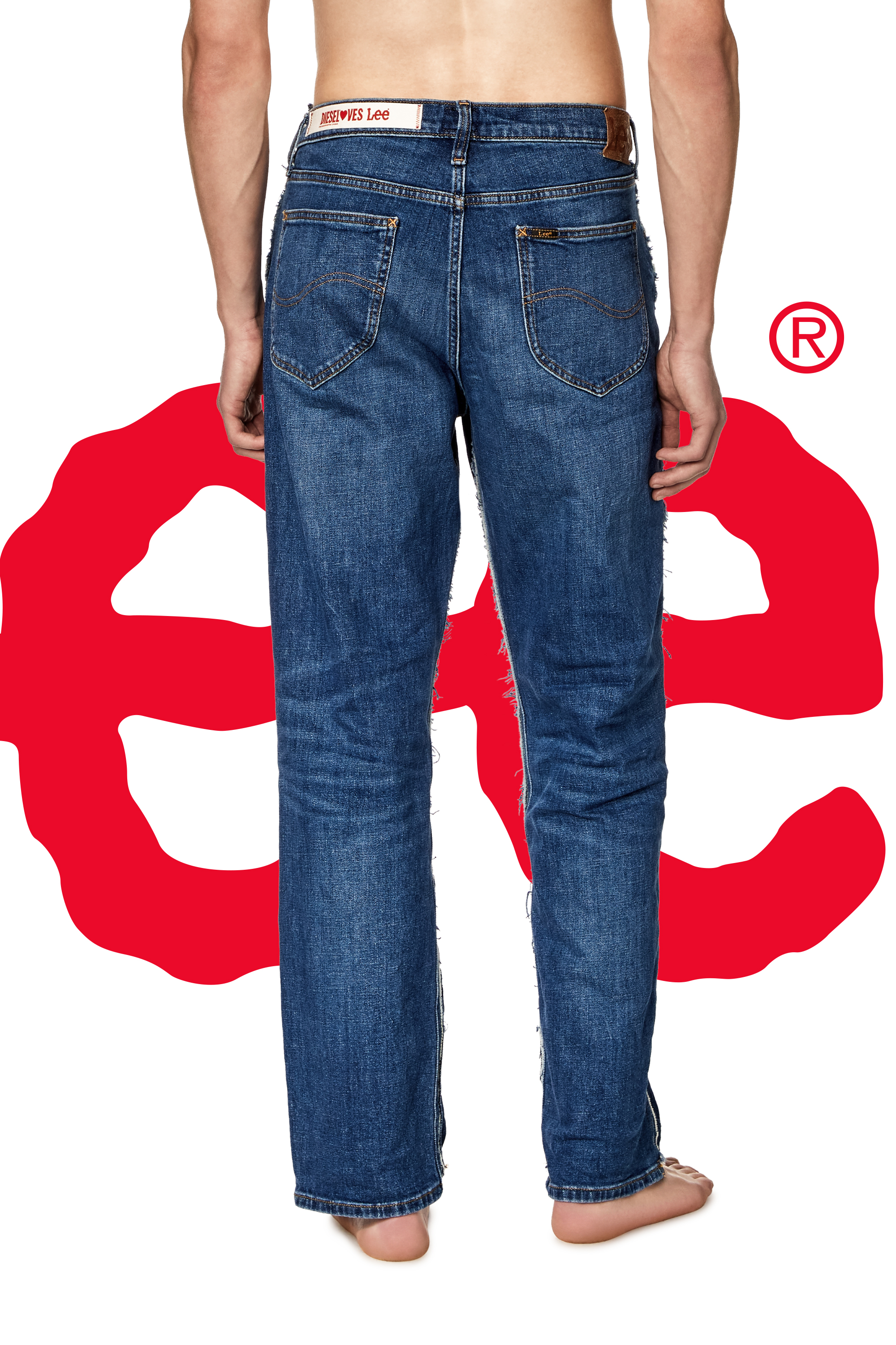 Regular Jeans Dieseloves 03 09K47, Mittelblau Diesel - Unisex Regular Jeans Dieseloves 03 09K47, Mittelblau - 6
