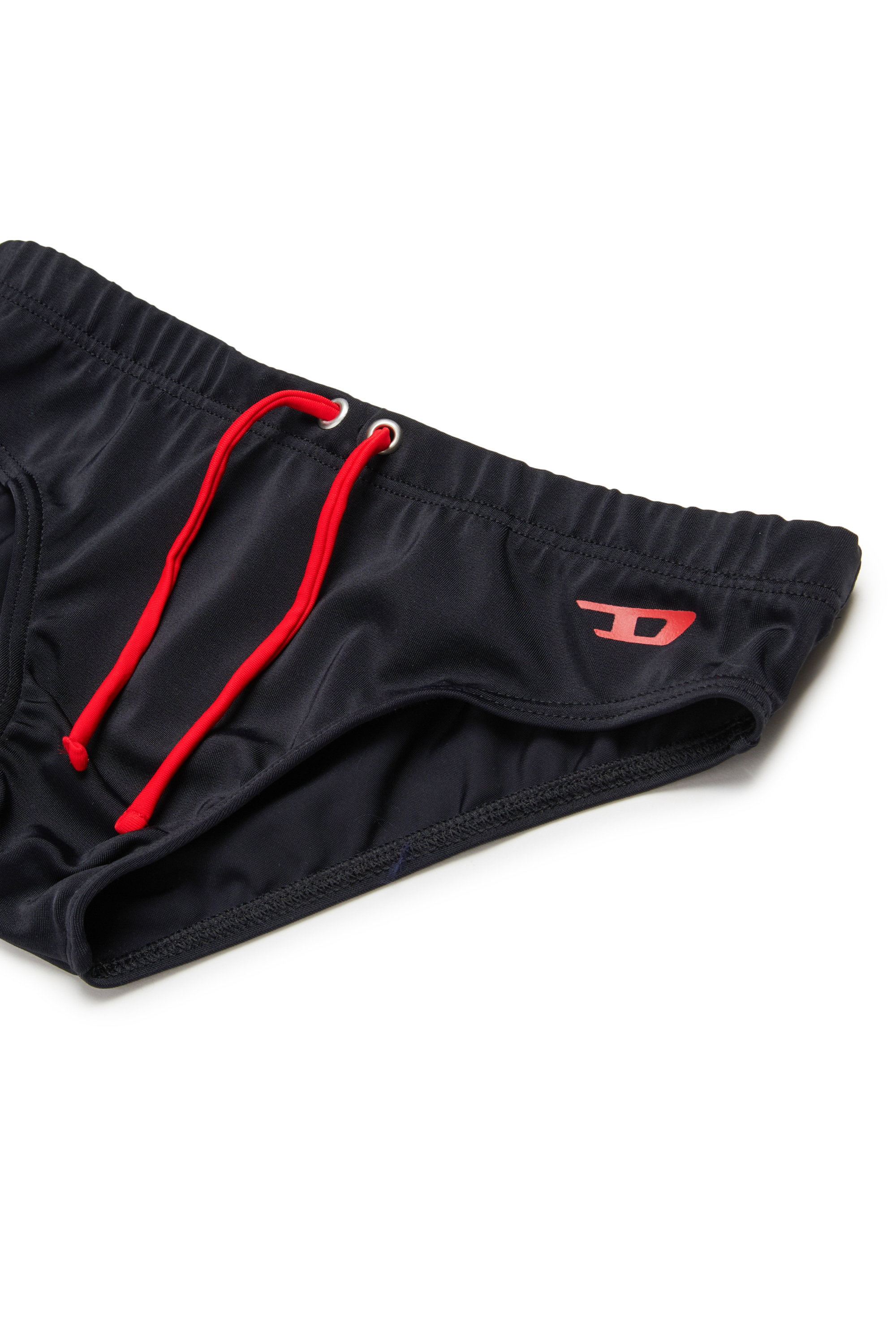 Diesel - MILARDY, Herren Badehose mit verstellbarem Kordelzug in Schwarz - 3