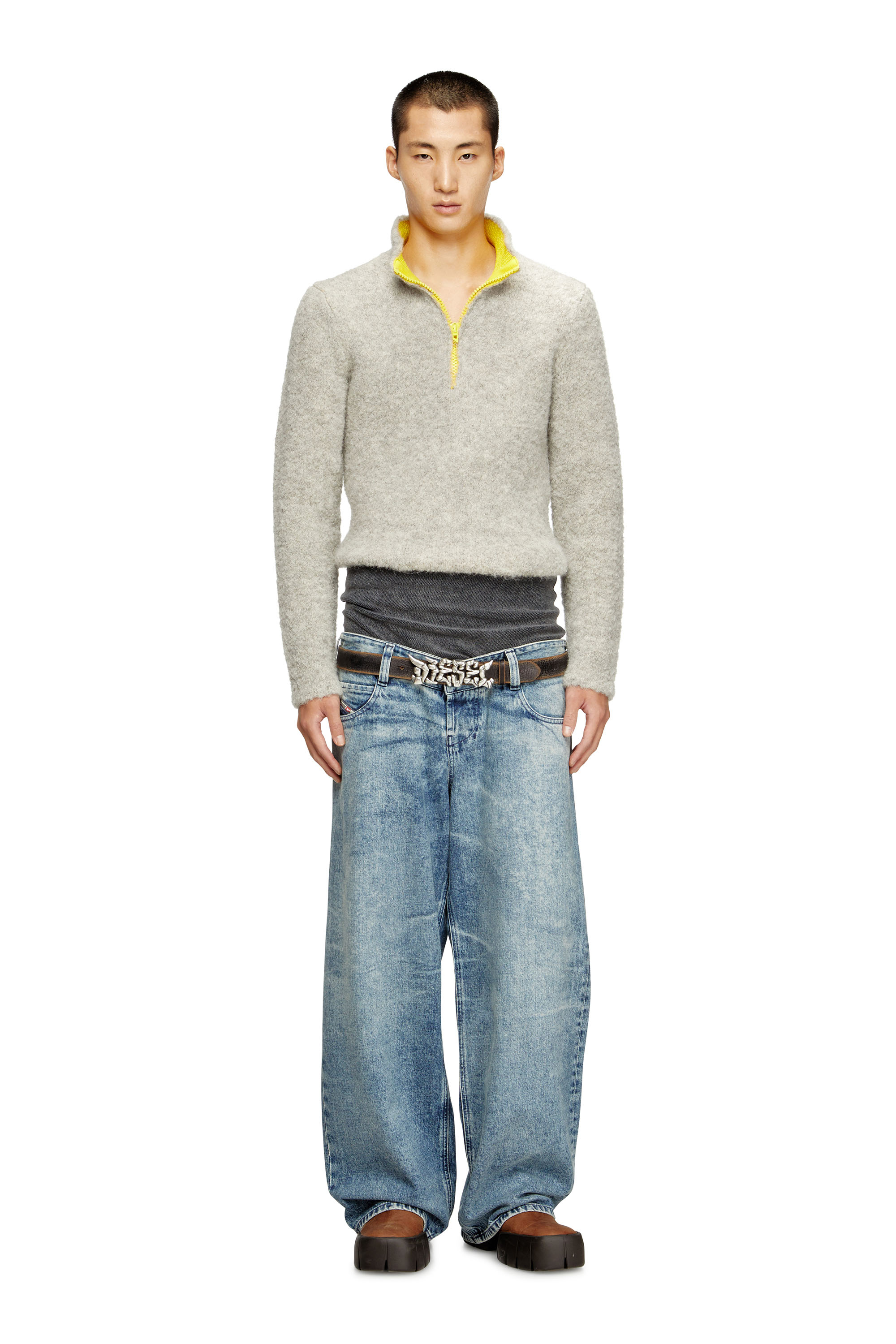 Diesel - Herren Relaxed Jeans D-Eni 09N97, Mittelblau - 1