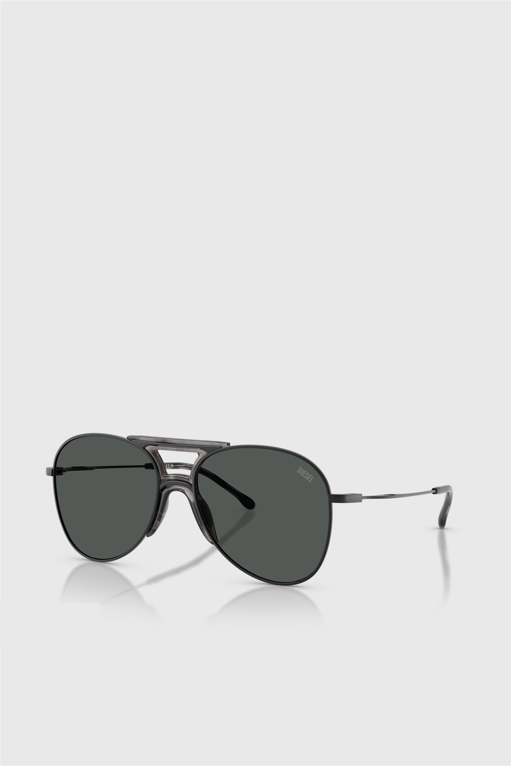 Diesel - 0DL1022T, Unisex Pilot-Sonnenbrille in Schwarz - 2