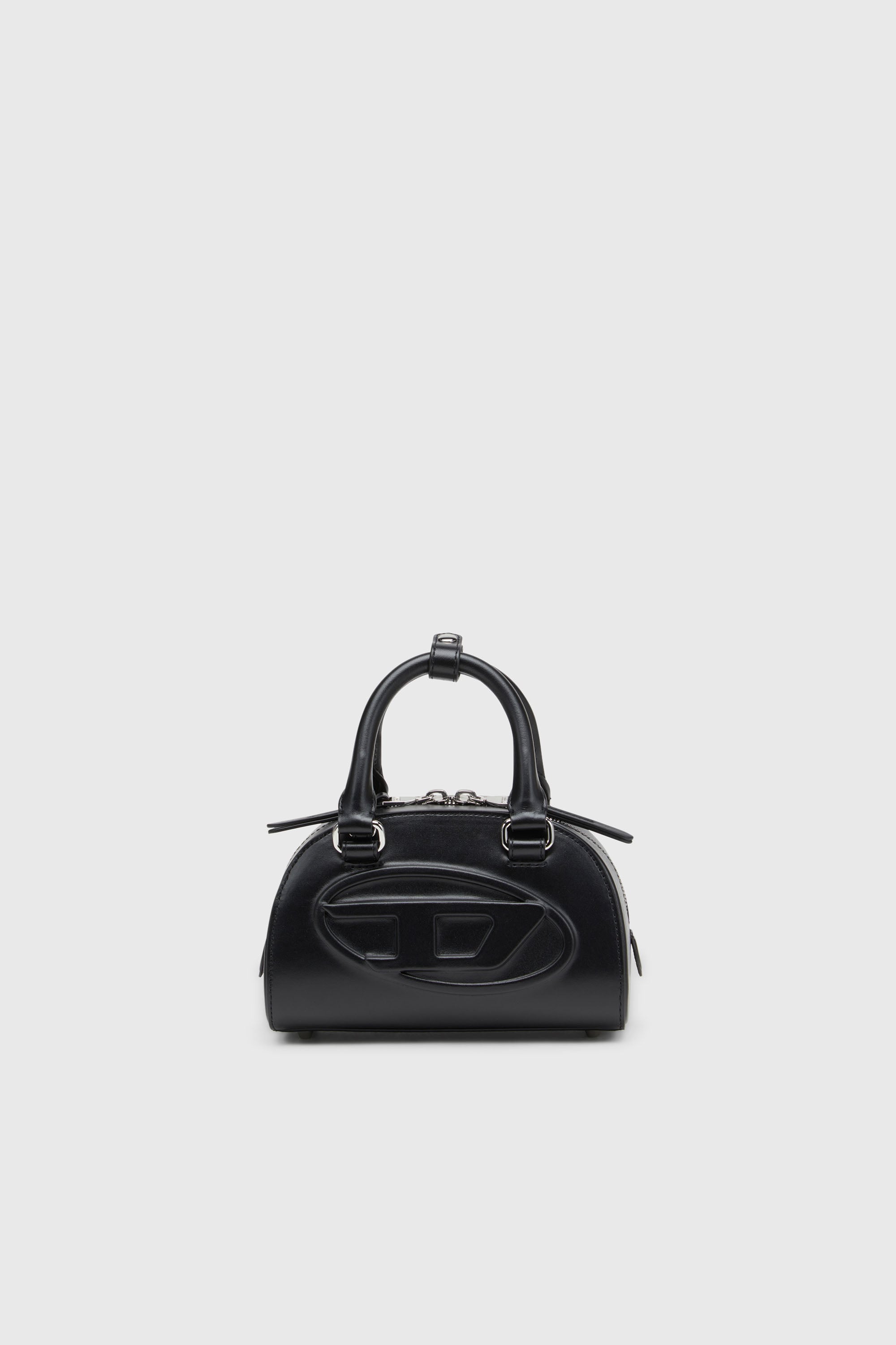 Diesel - 1DR DOME CROSSBODY, Damen 1DR Dome-Kleine-Bowling-Tasche aus Leder in Schwarz - 1
