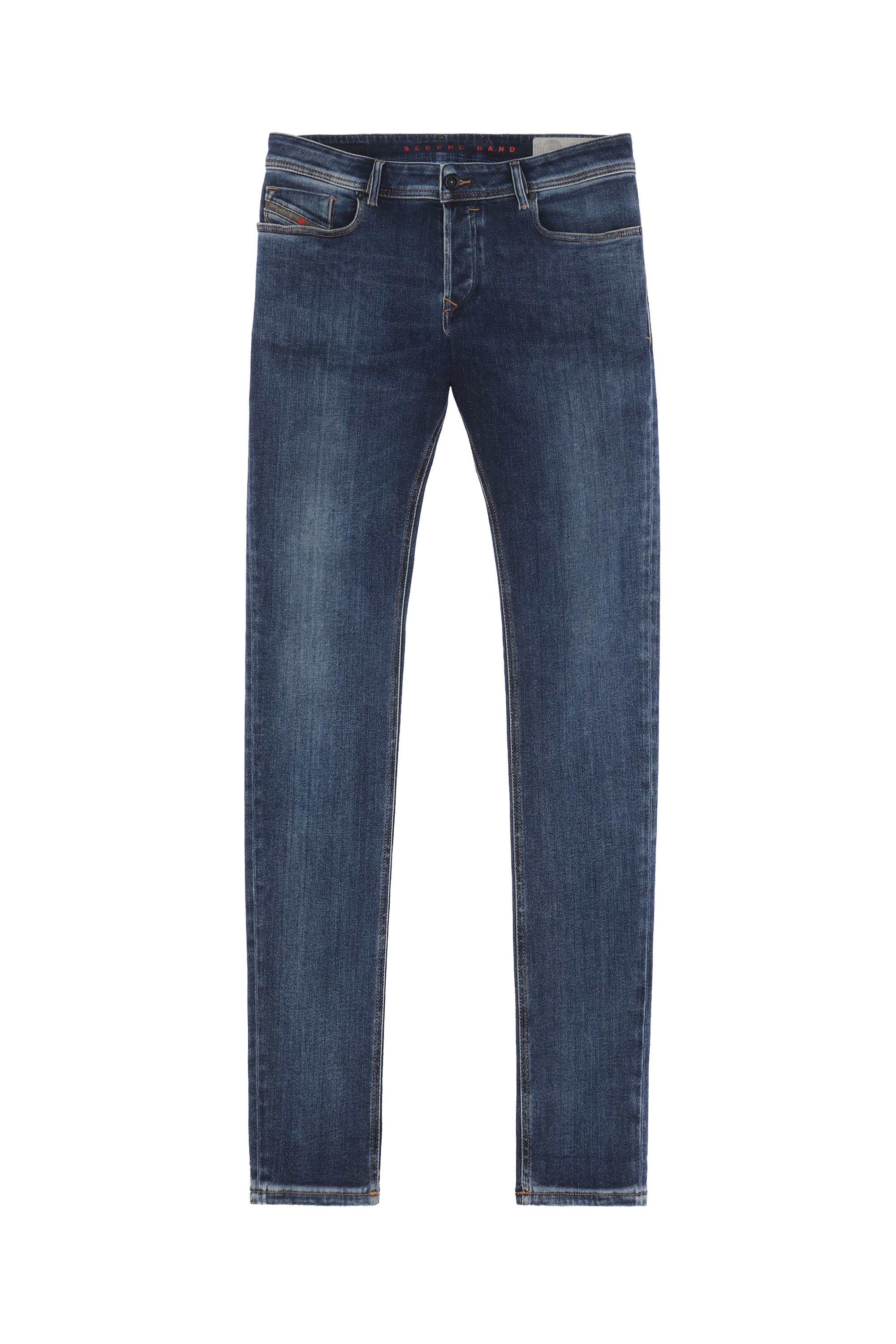 Diesel - SLEENKER, Herren Diesel Herren - Jeans Mittelblau in Dunkelblau - 1