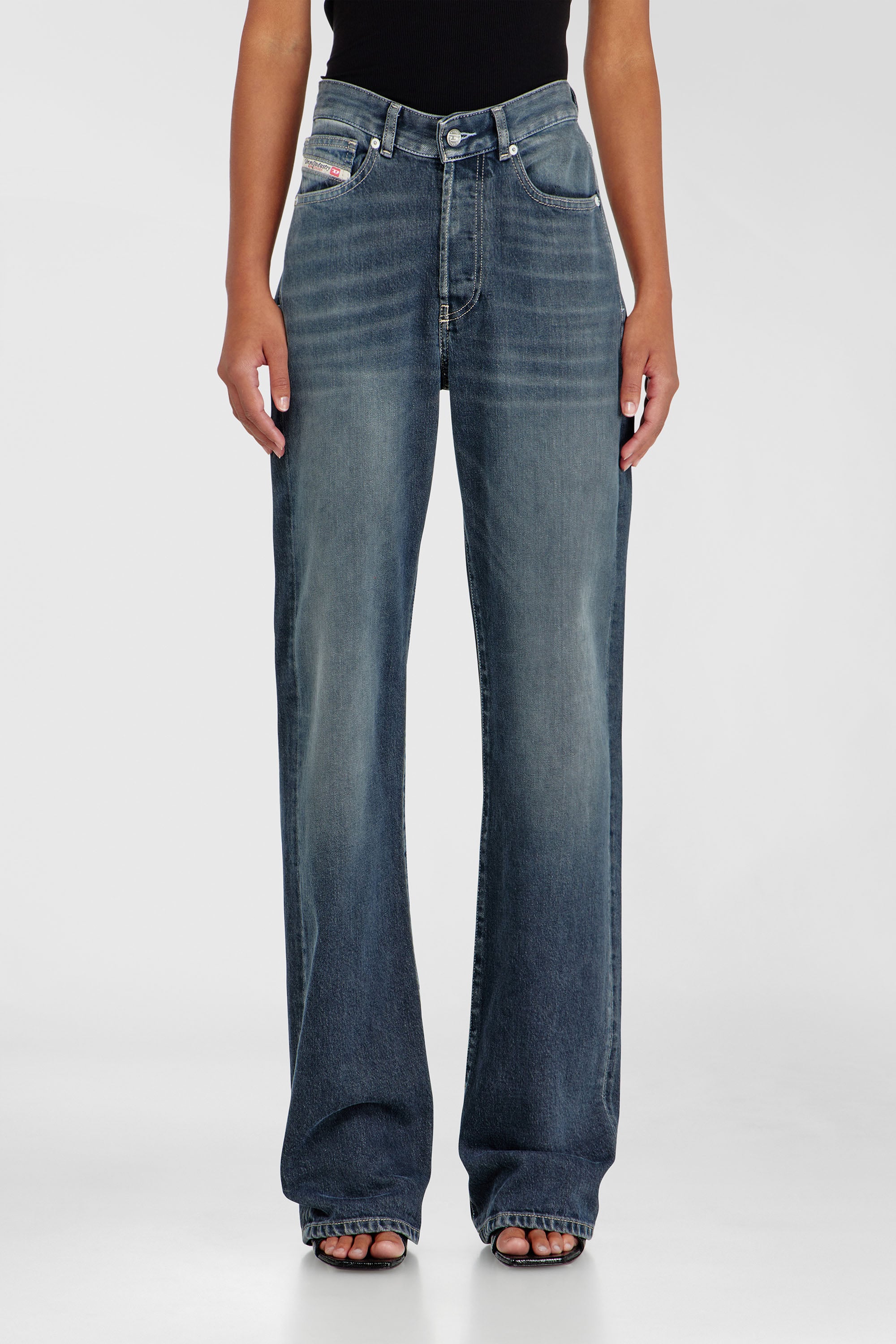 Diesel - Damen Regular Jeans 1971 D-Sent 007EI, Dunkelblau - 2