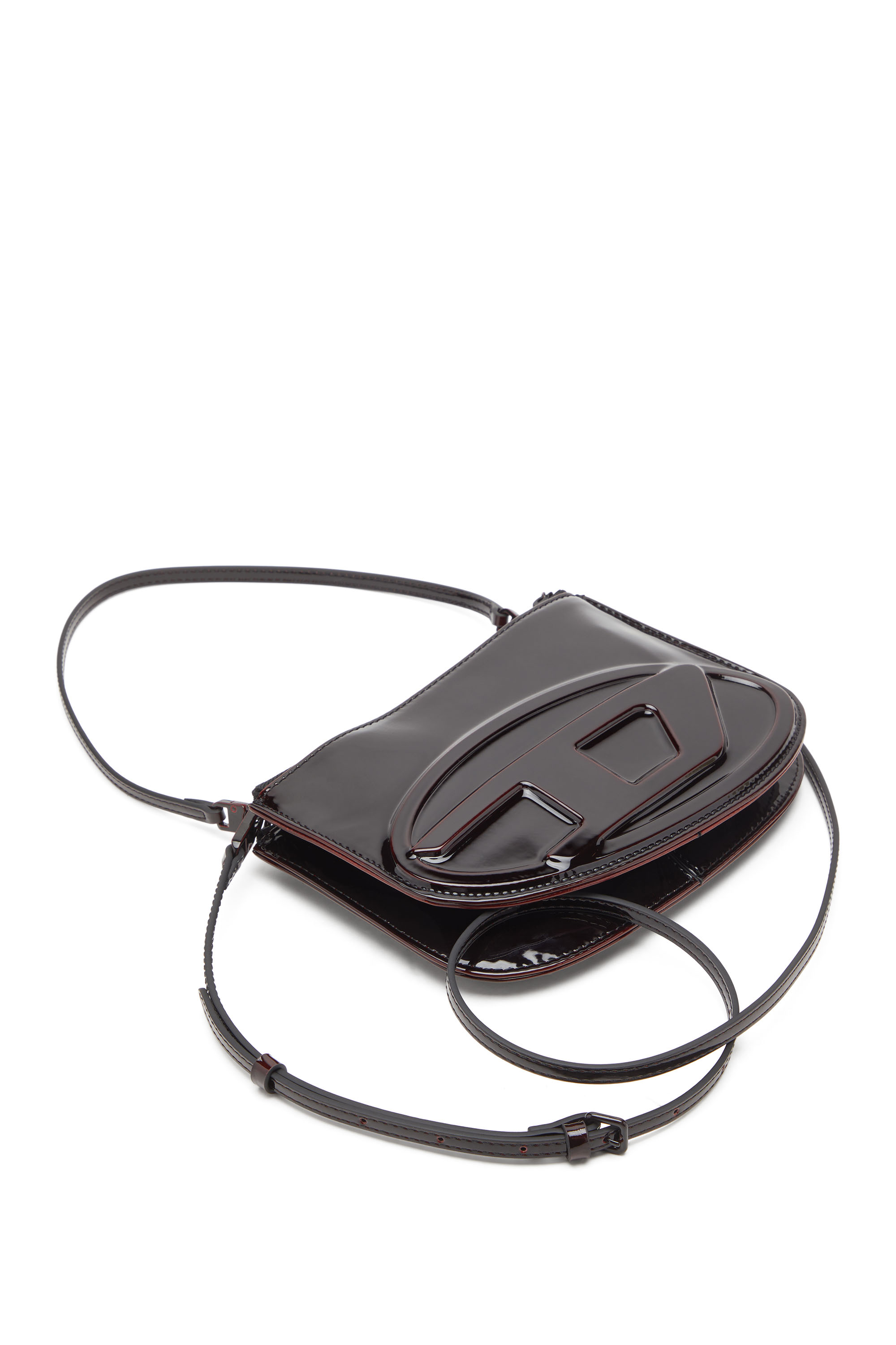 Diesel - 1DR TWIN, Damen 1DR Twin-Doppelbeutel-Schultertasche aus flüssigem PU in Burgunderrot - 5