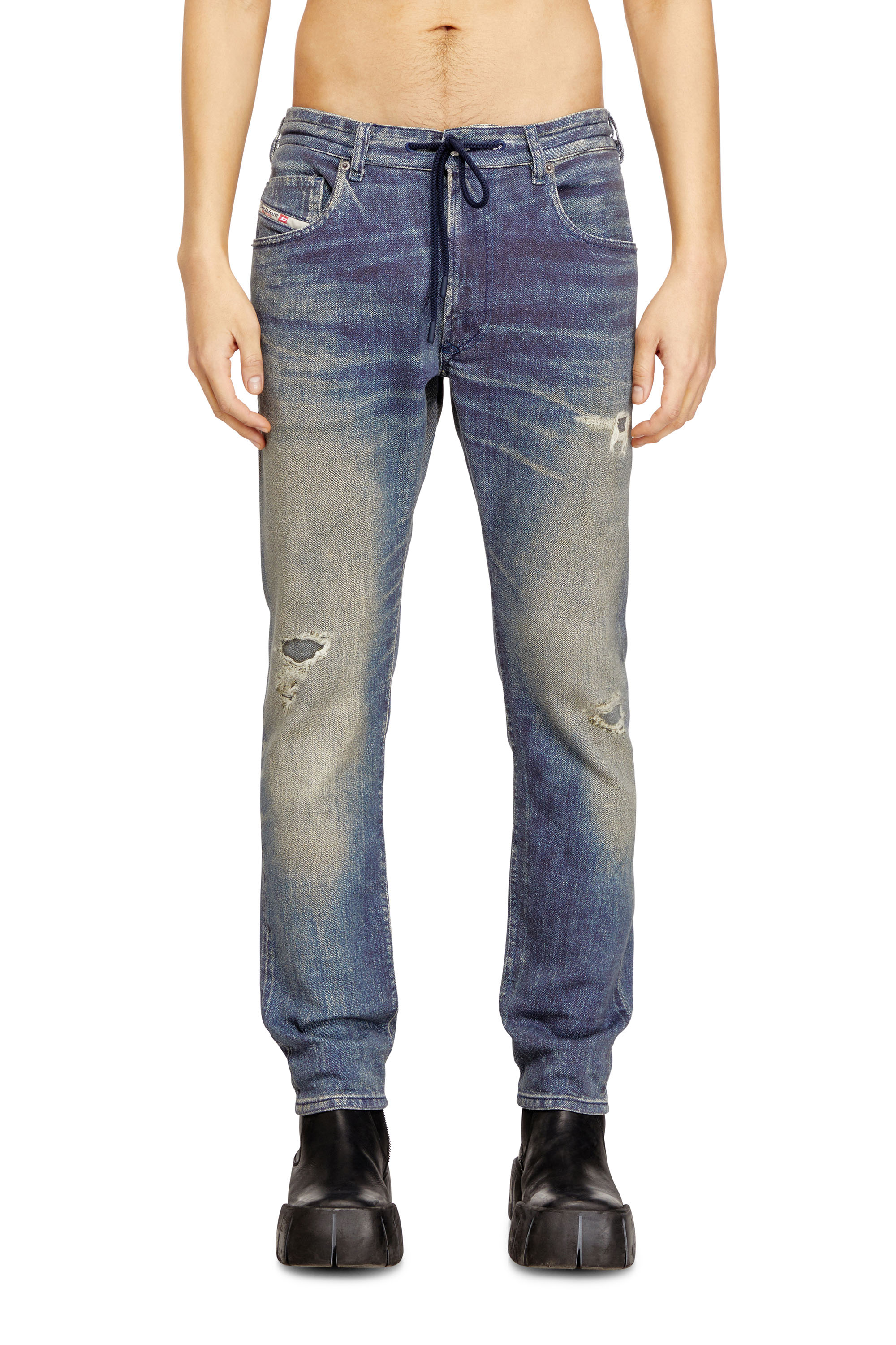 Diesel - Herren Regular 2032 D-Krooley Joggjeans&reg; 068UT, Mittelblau - 2