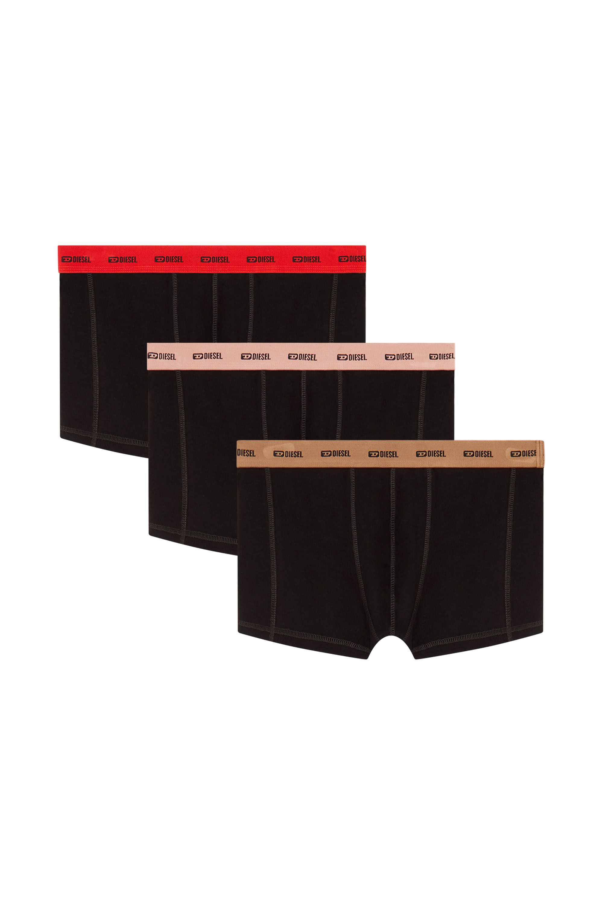 Diesel - DAMIEN-UTLT-3PACK, Herren Retropants im Dreierpack in Schwarz - 1