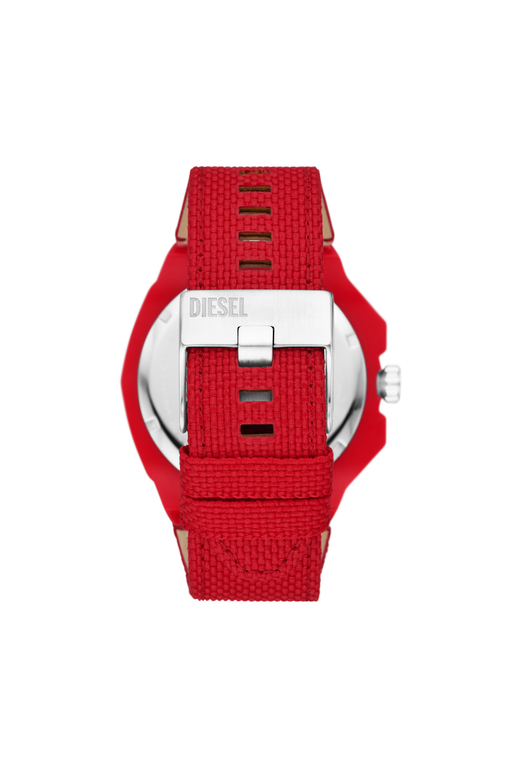 Diesel - DZ4621, Man Framed Solar Red watch in Red - Image 2