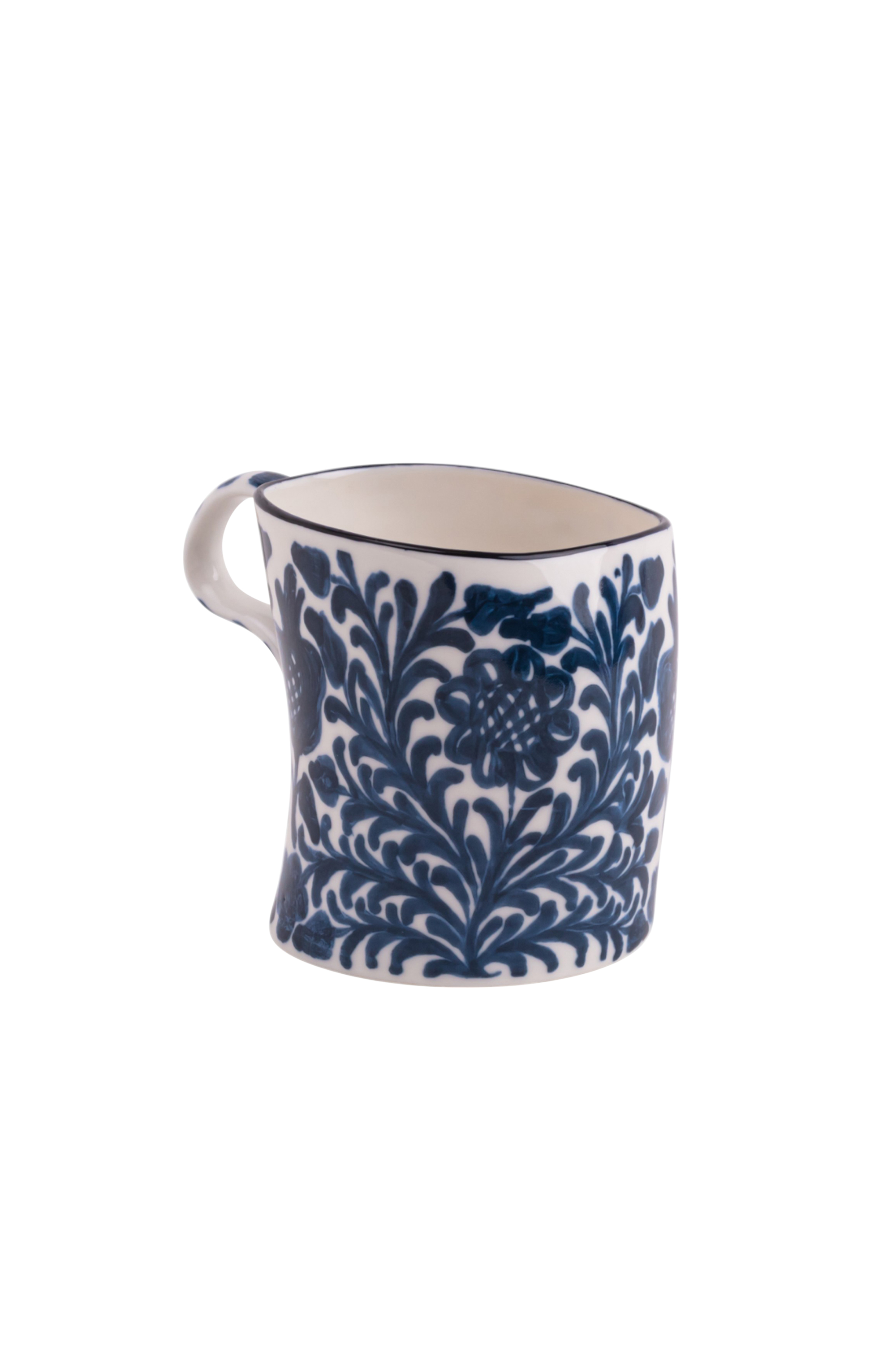 Diesel - 11267 PORCELAIN MUG "CLASSIC ON ACID" -, Unisex Porzellantasse in Weiss/Blau - 4