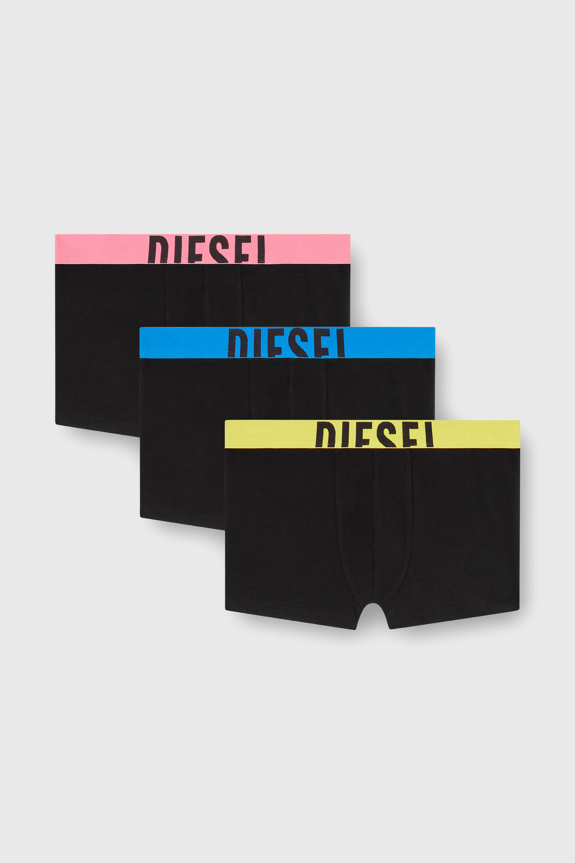 Diesel - DAMIEN-D-POP-3PACK-40, Herren Retropants im Dreierpack aus Baumwollstretch in Schwarz - 1