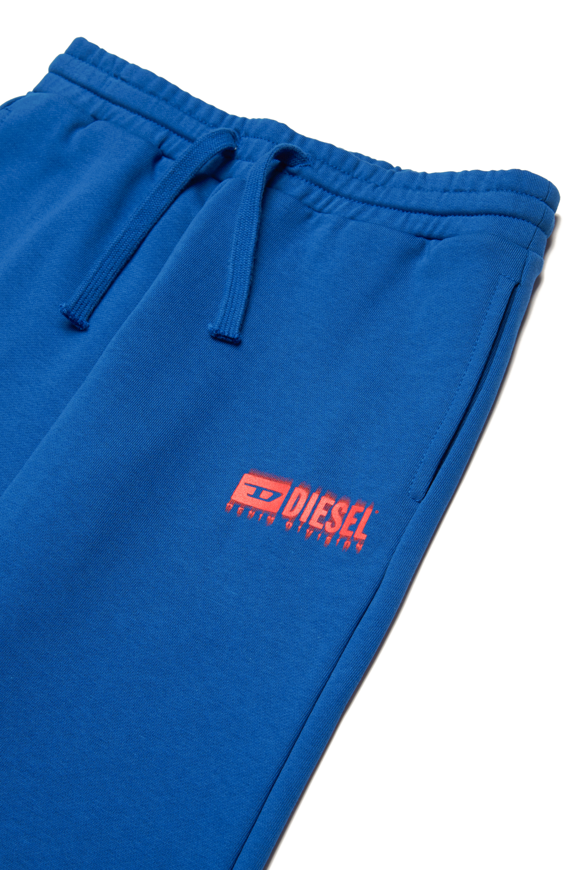 Diesel - PBASE, Man Sweatpants with smudged logo in Blue - Image 3