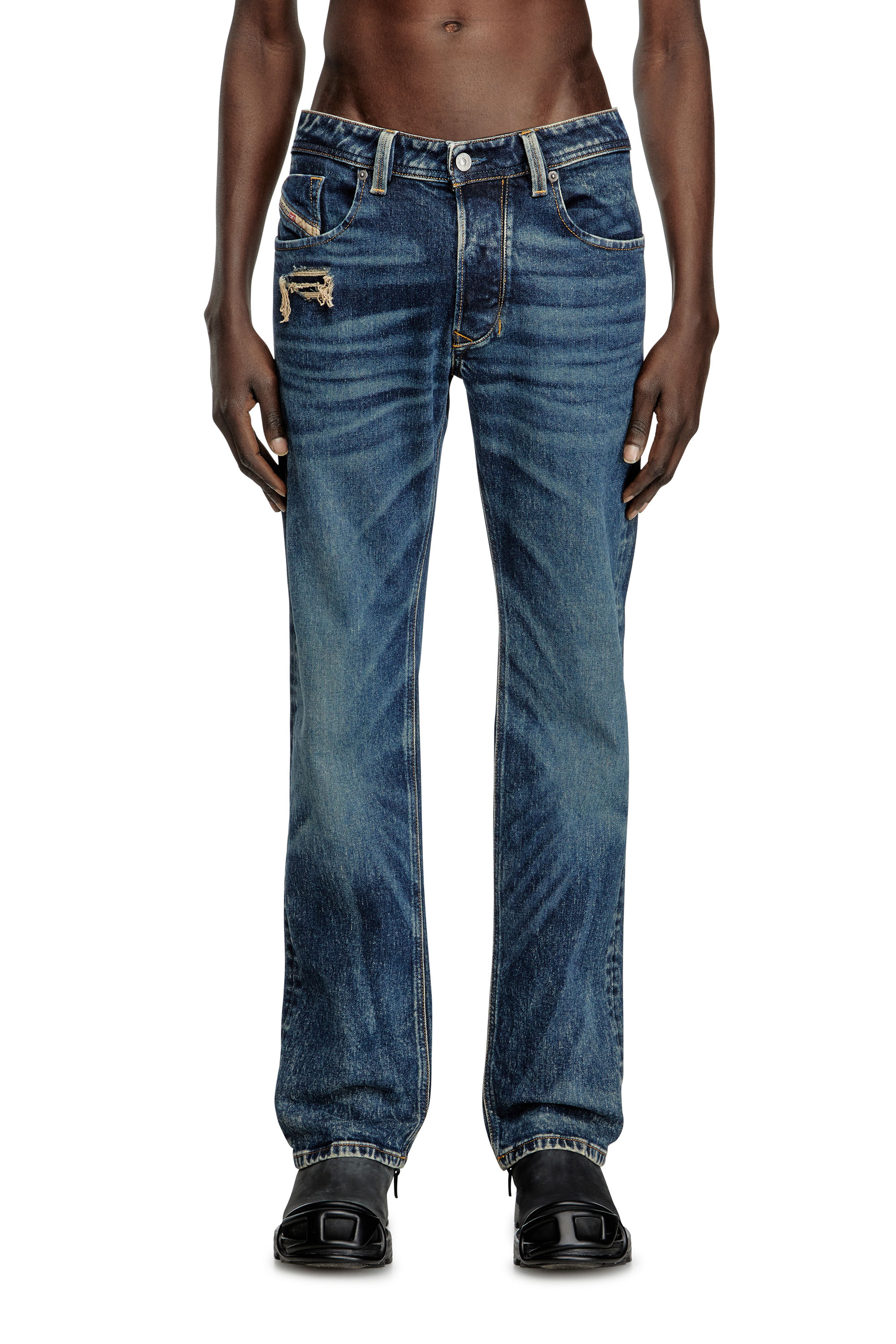 Diesel - Herren Regular Jeans 1985 Larkee 007Y3, Dunkelblau - 2