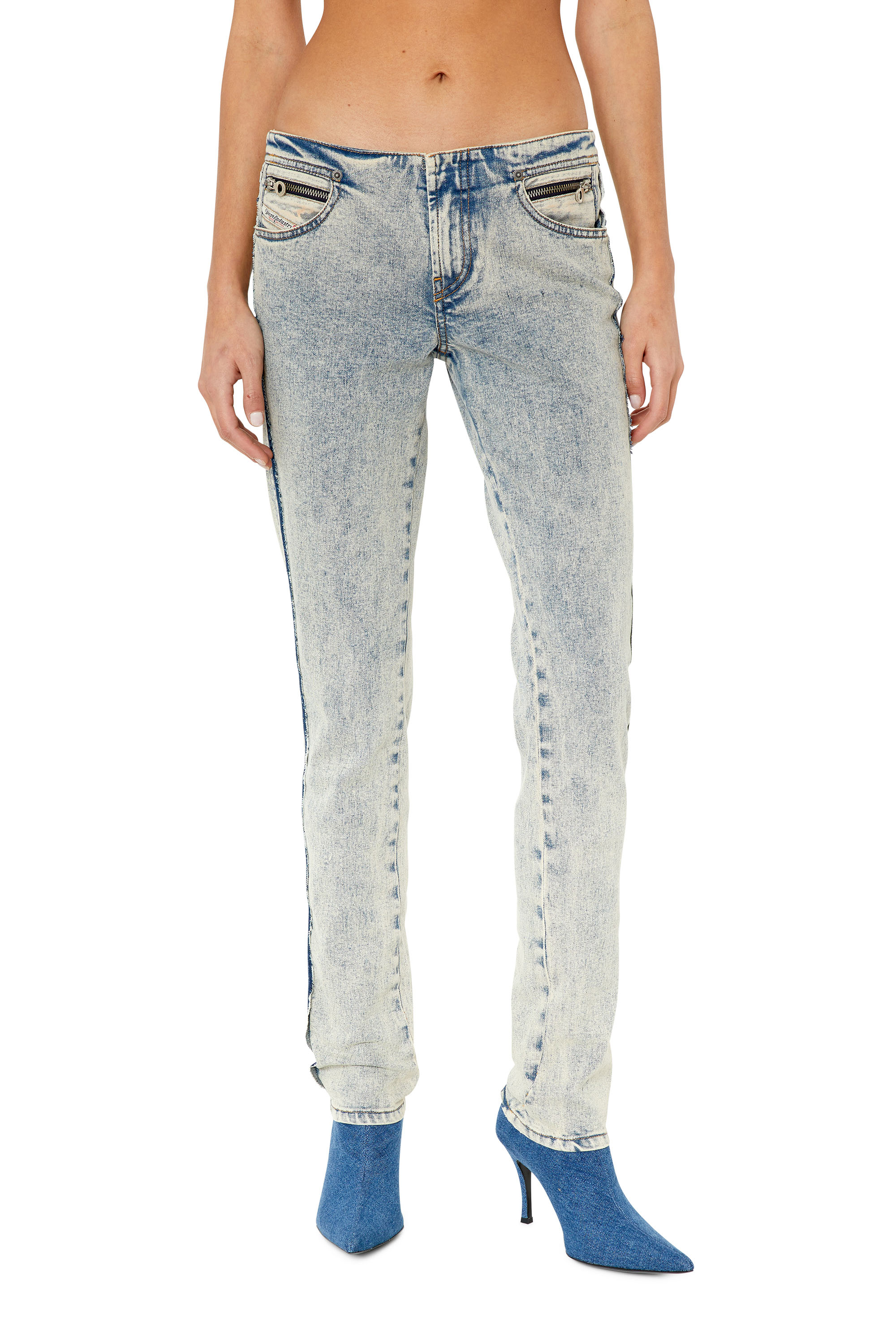 Diesel - D-Tail 09F12 Skinny Jeans, Mittelblau - Image 2