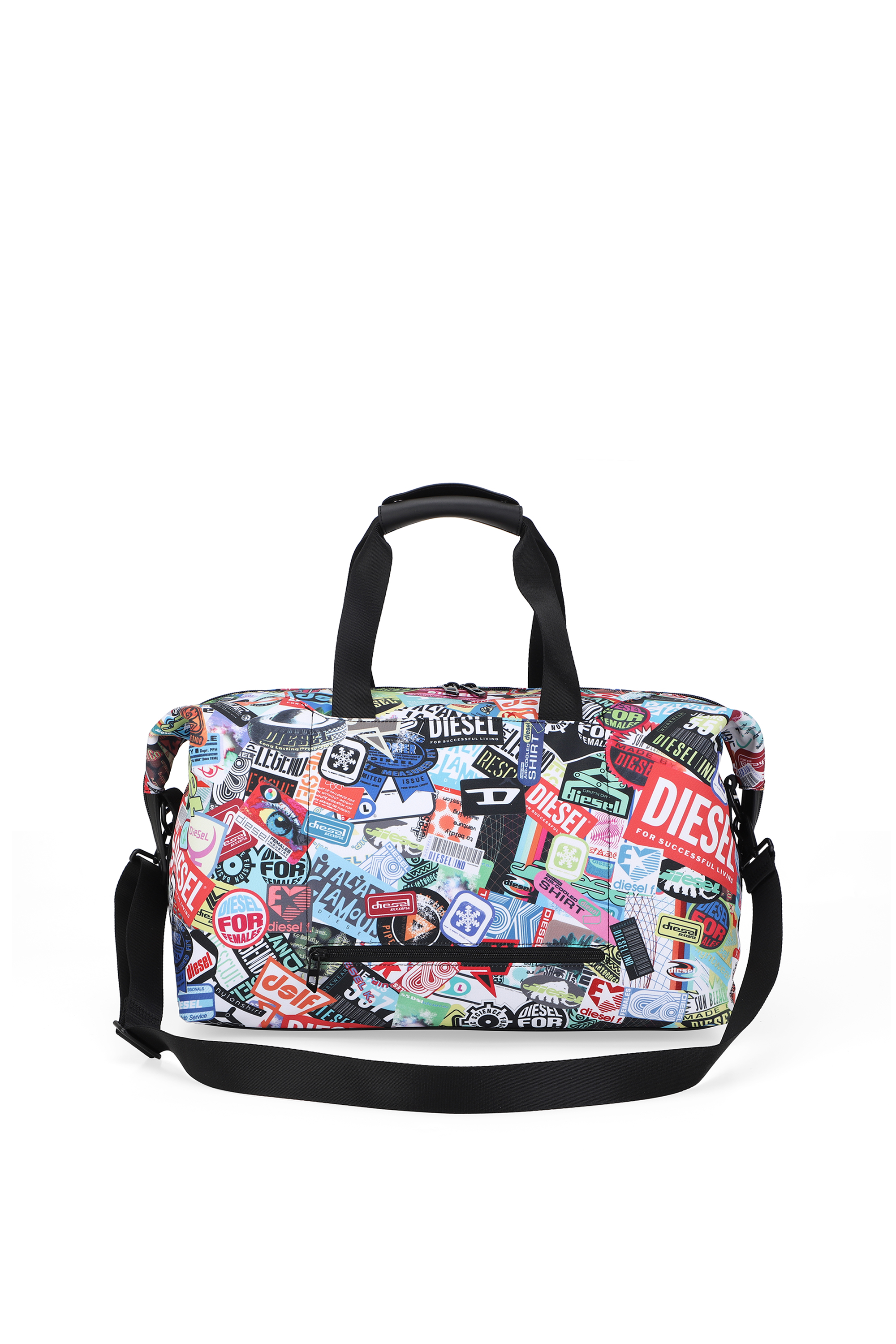 Diesel - DIESEL PC PRINTED DUFFLE-STICKERS- DSB00, Unisex Praktische Duffel-Tasche mit Aufklebern in Bunt - 3