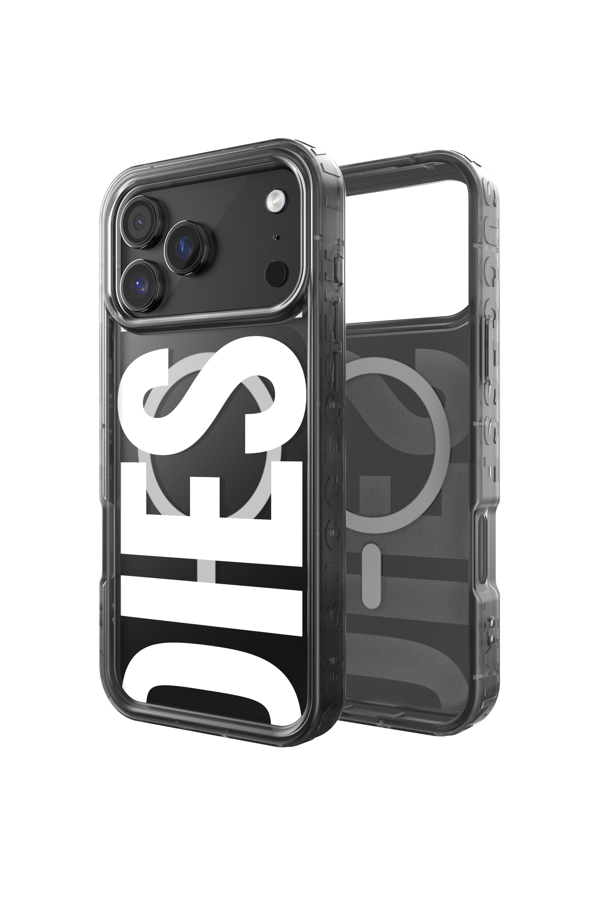 Diesel - 60438 MOULDED CASE, Unisex Biscotto Bumper Case mit Magsafe für iPhone 17 Pro Max in Schwarz - 1