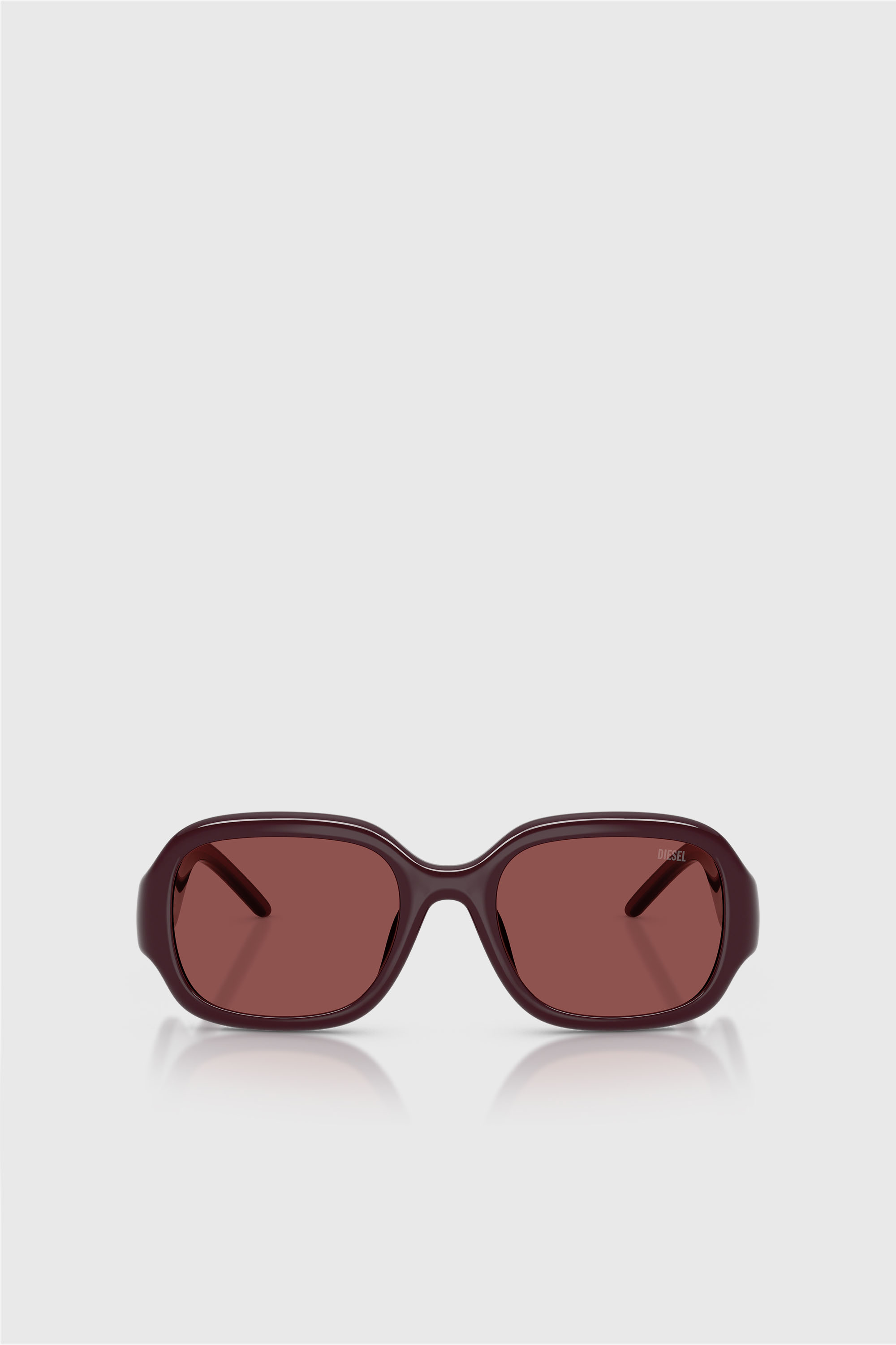 Diesel - 0DL3023U, Unisex Pillow-Sonnenbrille in Burgunderrot - 1