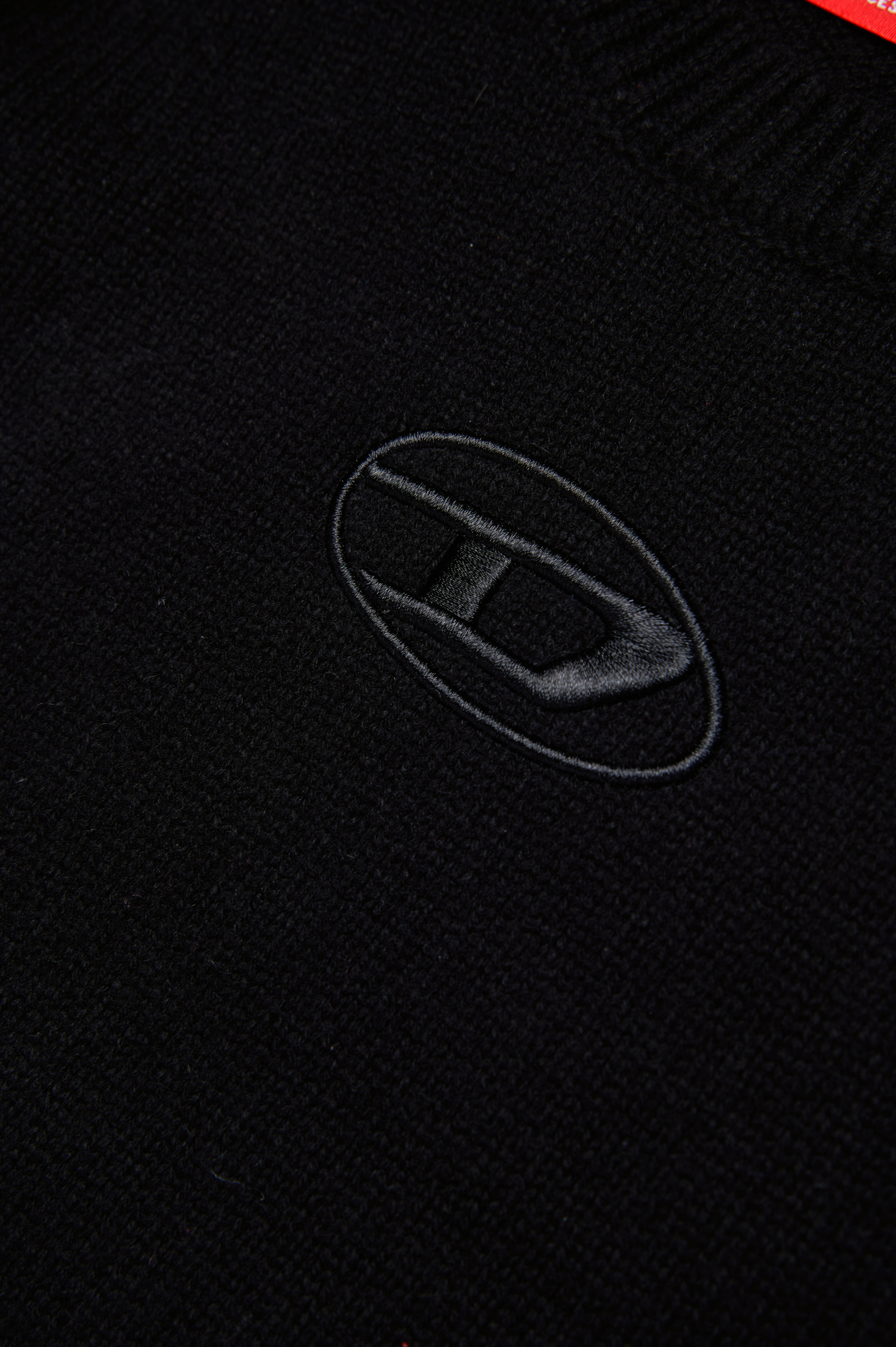 Diesel - KGANDIE, Damen Pullover aus einer mit Kaschmir angereicherten Mischung in Schwarz - Image 4