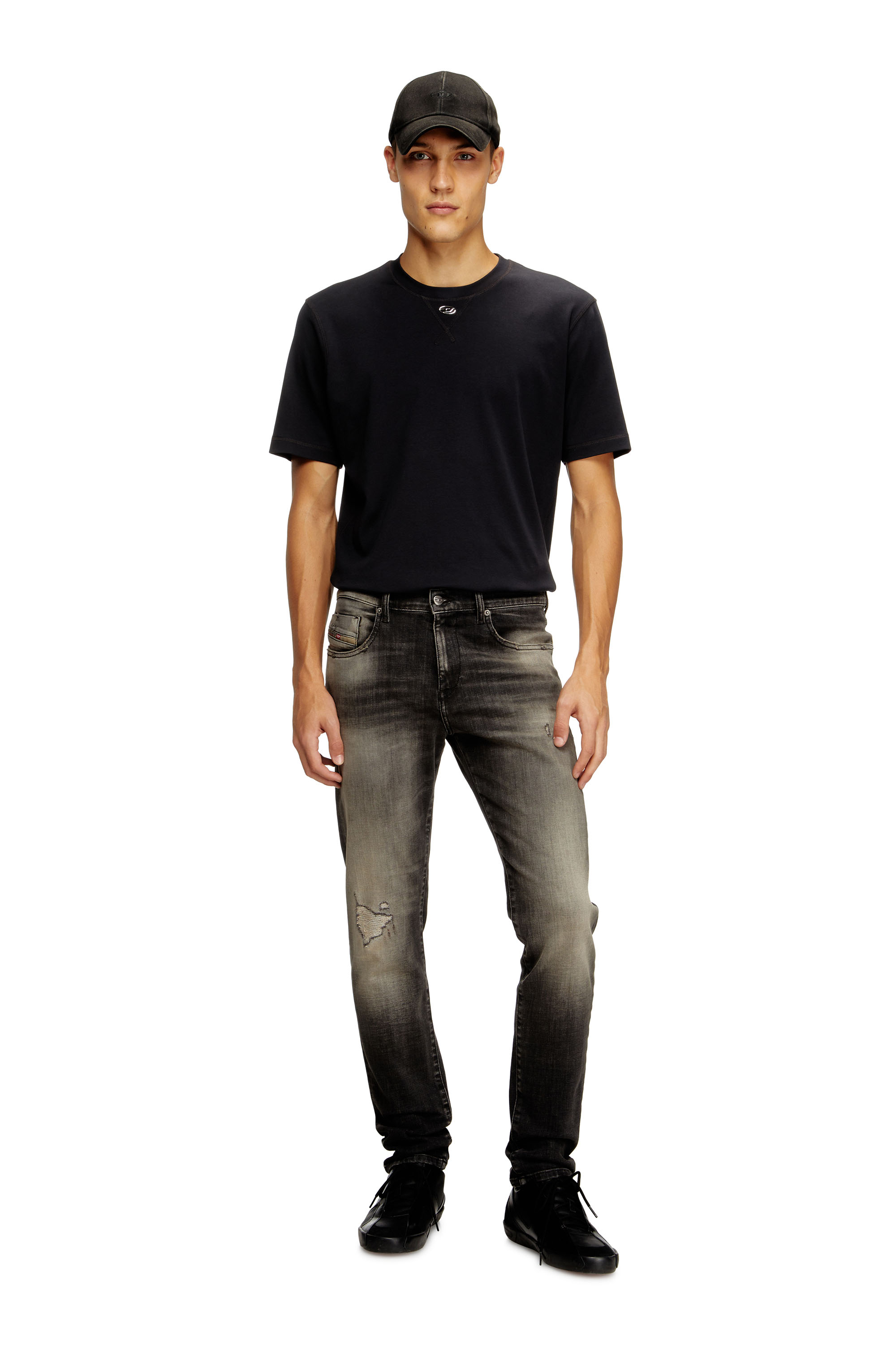 Diesel - Herren Slim Jeans 2019 D-Strukt 09N59, Grau - 1