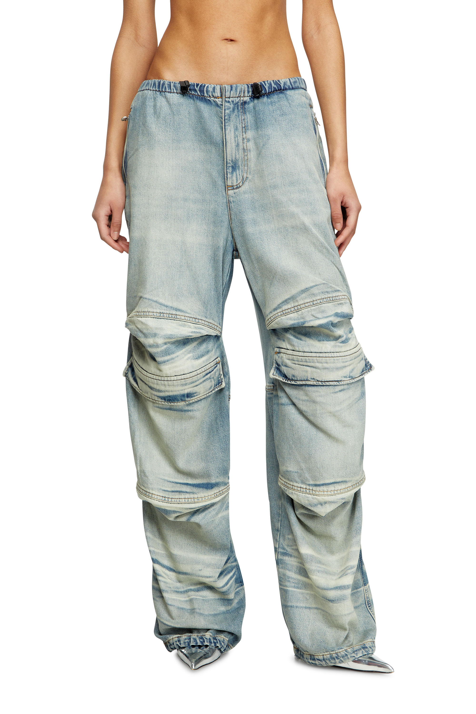 Diesel - Unisex Relaxed Jeans D-Dayetz 0ABDF, Hellblau - 1