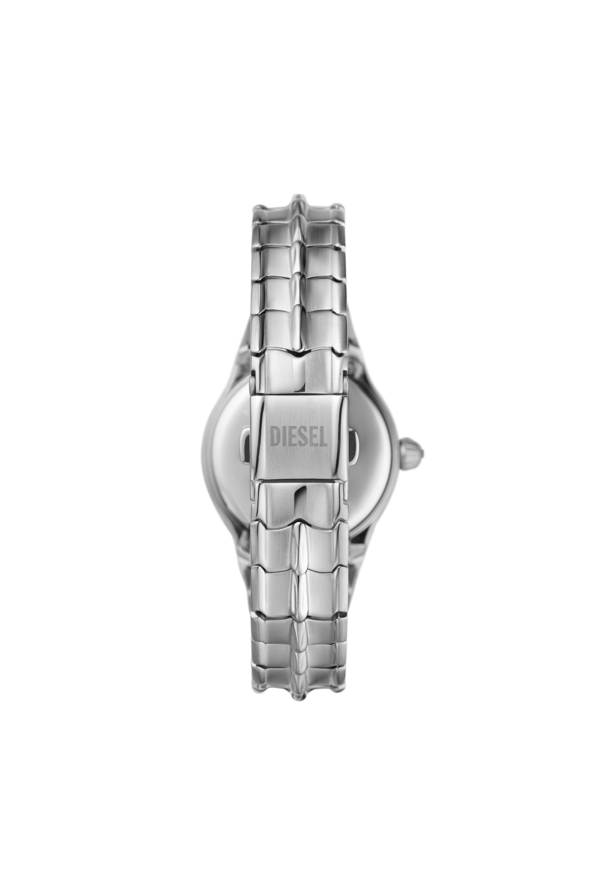 Diesel - DZ5605, Damen Vert Armbanduhr aus Edelstahl mit drei Zeigern in Silber - Image 2