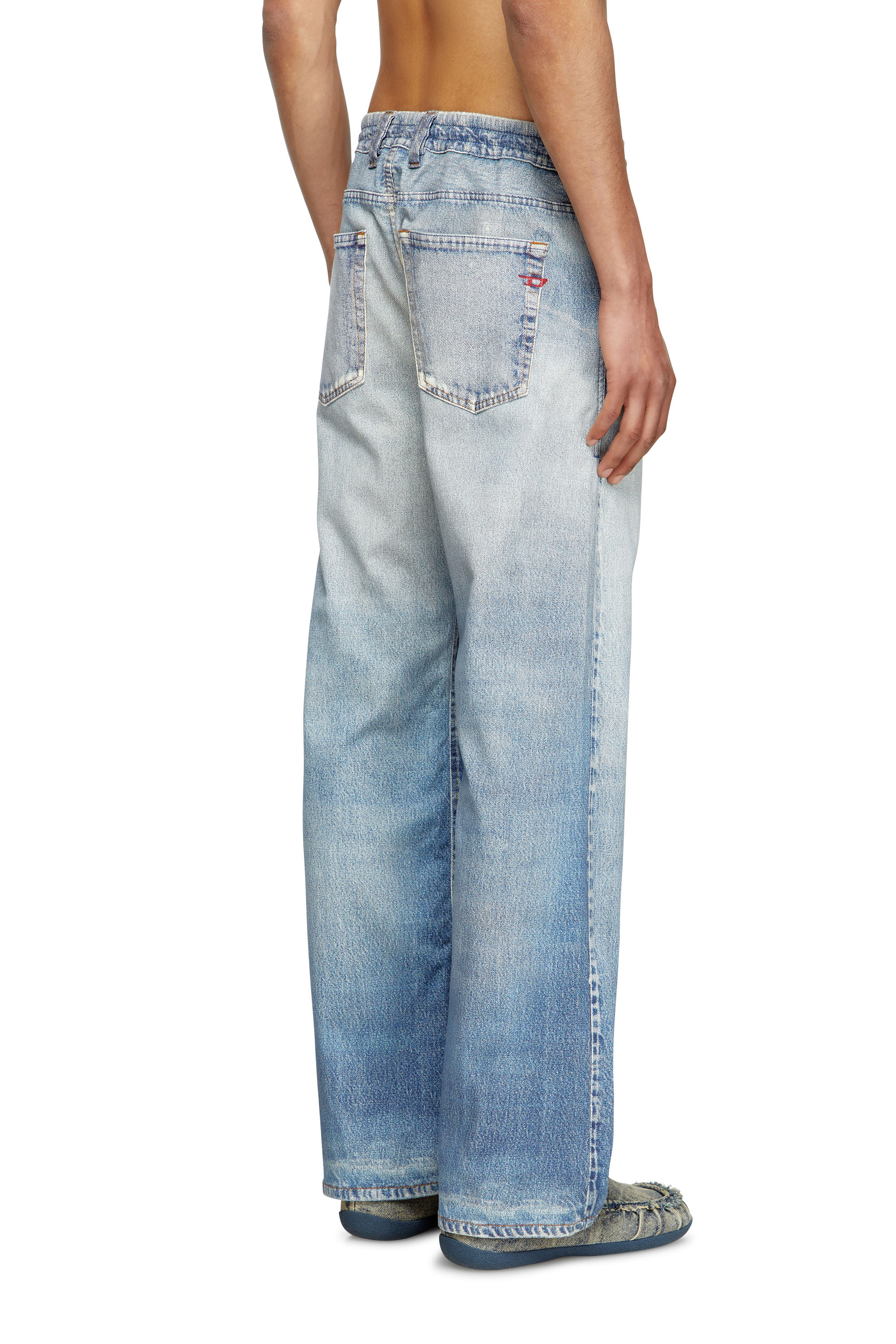 Diesel - Herren Relaxed 2080 D-Reel Joggjeans® 068RX, Hellblau - 4