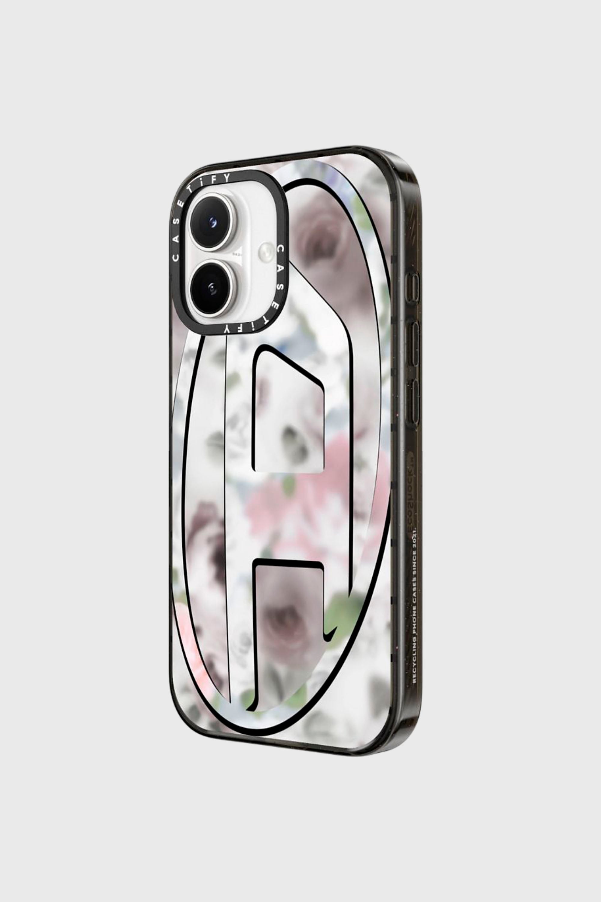 Diesel - 60529 MOULDED CASE, Unisex H&uuml;lle Oval D impact f&uuml;r iPhone 17 in Schwarz/Rosa - 2