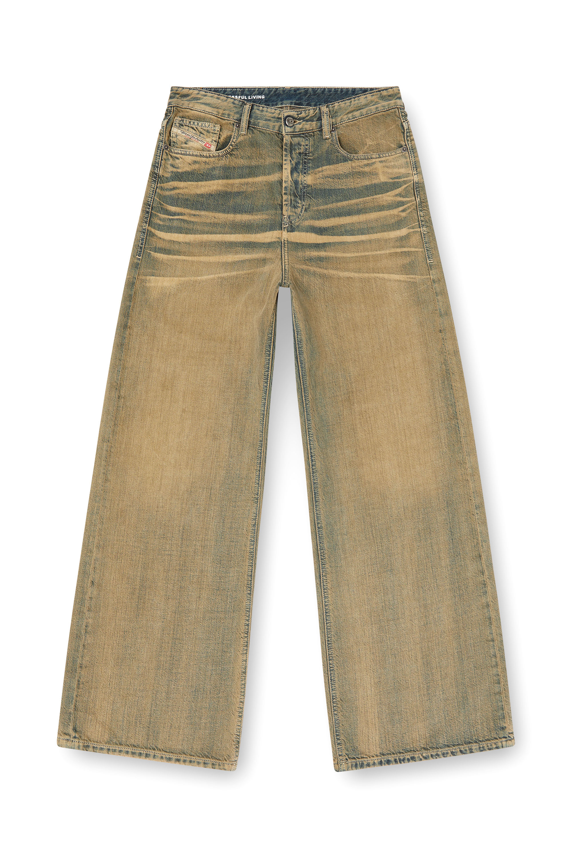 Diesel - Damen Relaxed Jeans 1996 D-Sire 09L49, Mittelblau - 3