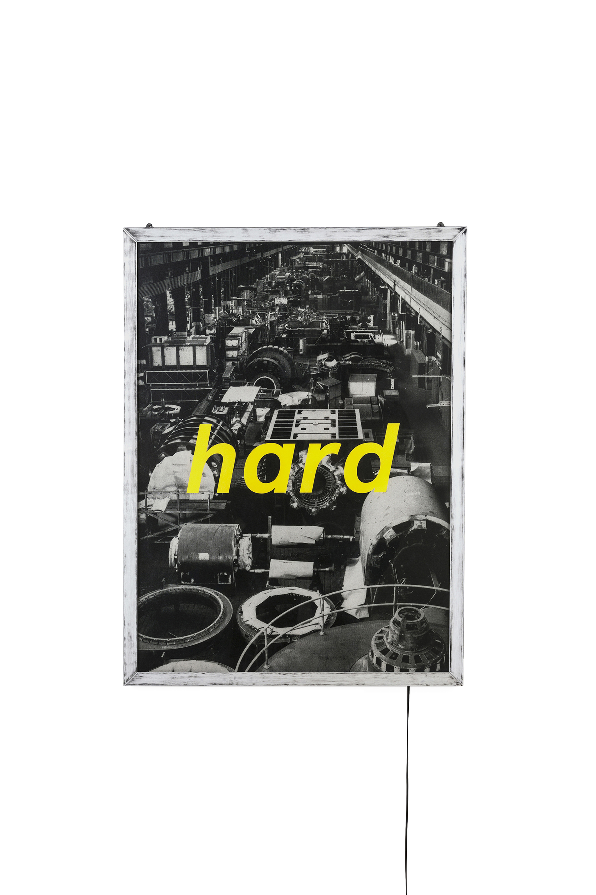 Diesel - 11032 FRAME IT!, Unisex Poster "Hard" in Silber - 1