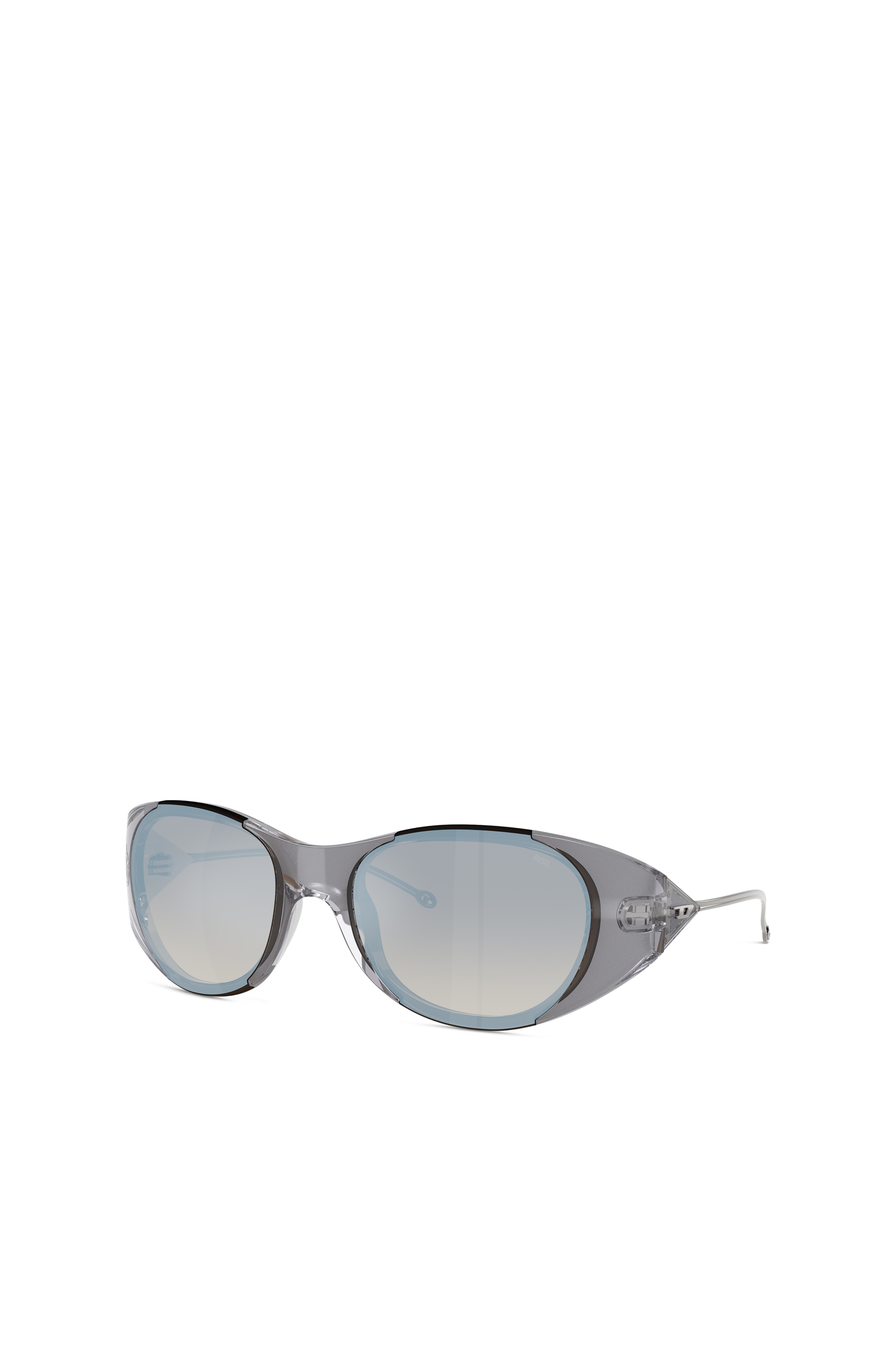 Diesel - 0DL3003, Unisex Ovale Sonnenbrille in Hellgrau - 4