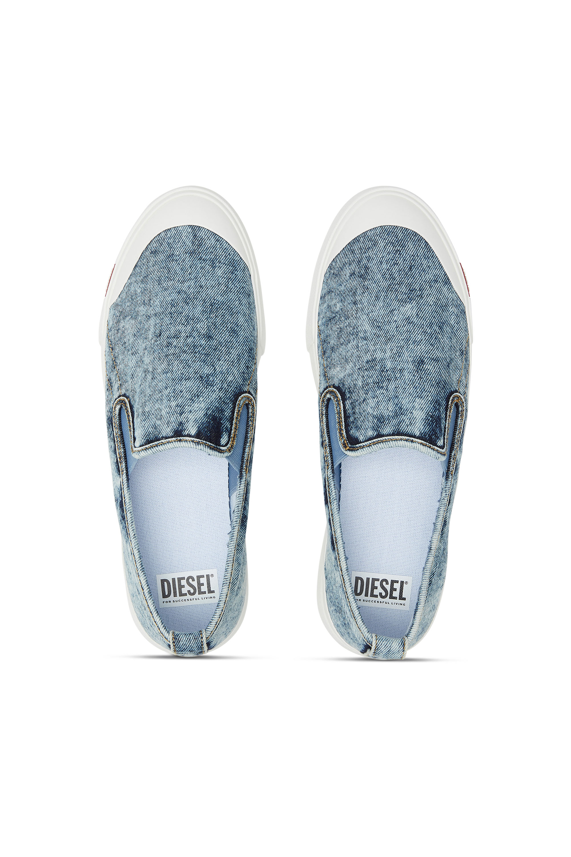 Diesel - S-ATHOS NMD SO, Herren Slip-on-Sneakers aus Denim in Blau - 5