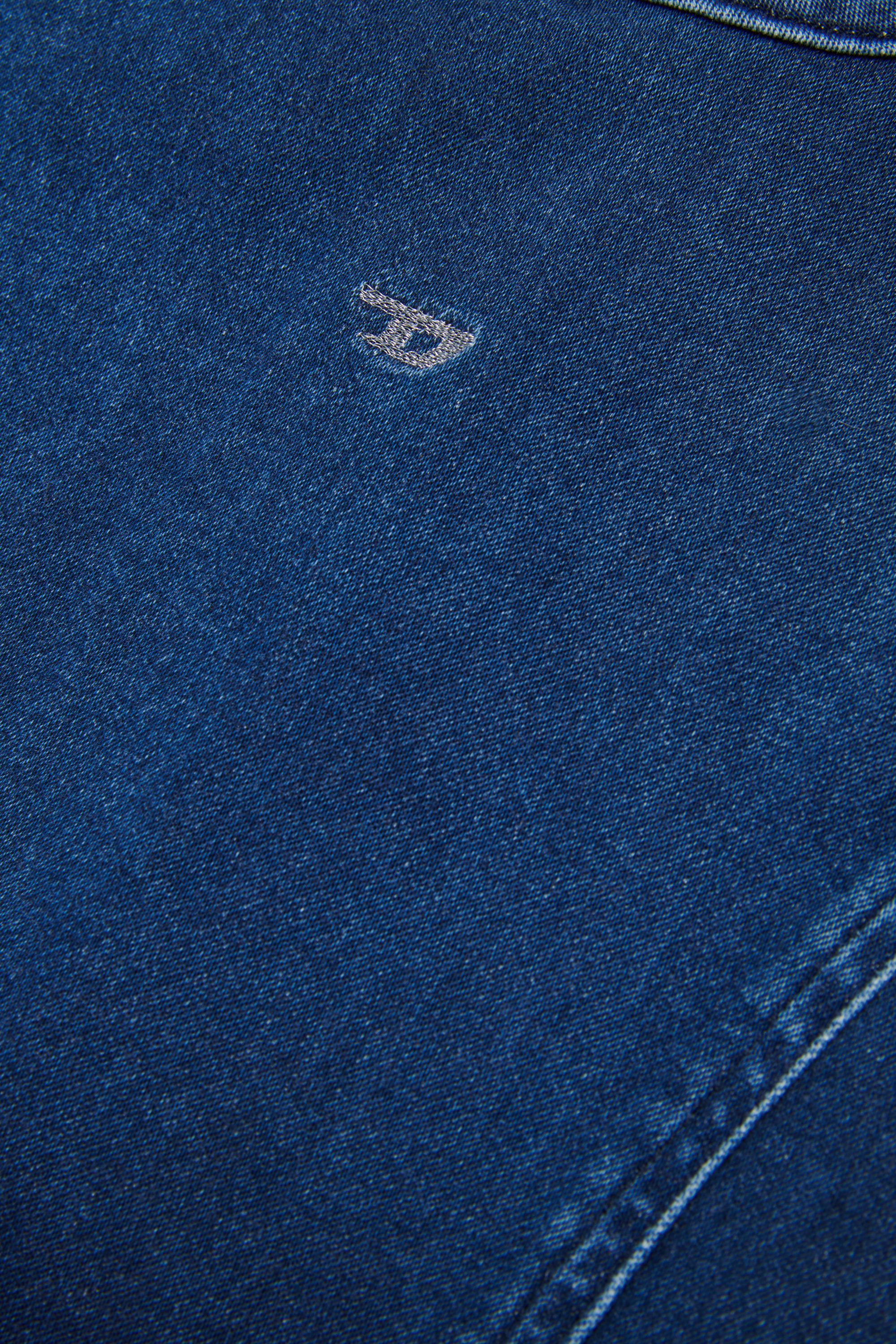 Diesel - DUMPY JJJ, Damen Ärmelloses Jeanskleid in Dunkelblau - 4