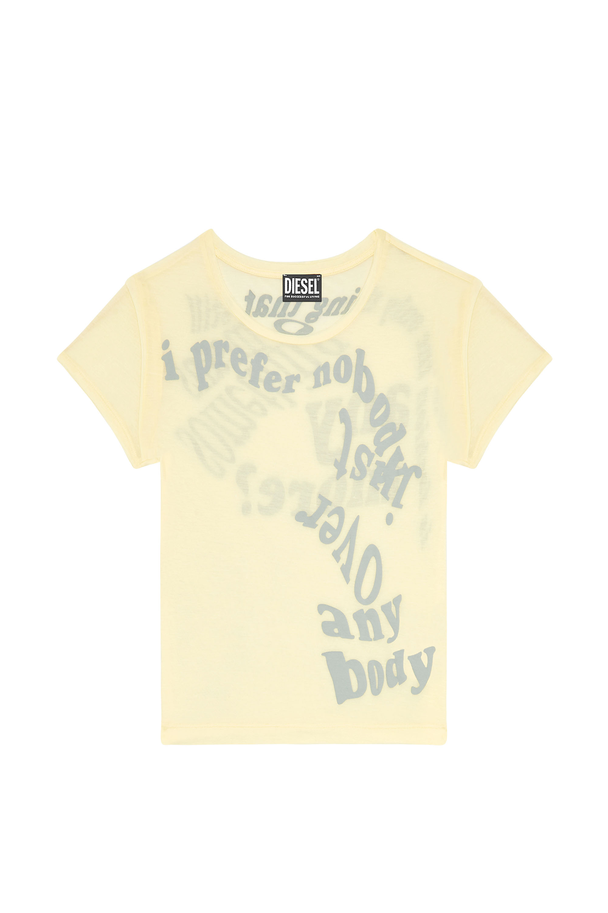 Diesel - T-UNCUTIE-RAW, Gelb - Image 3