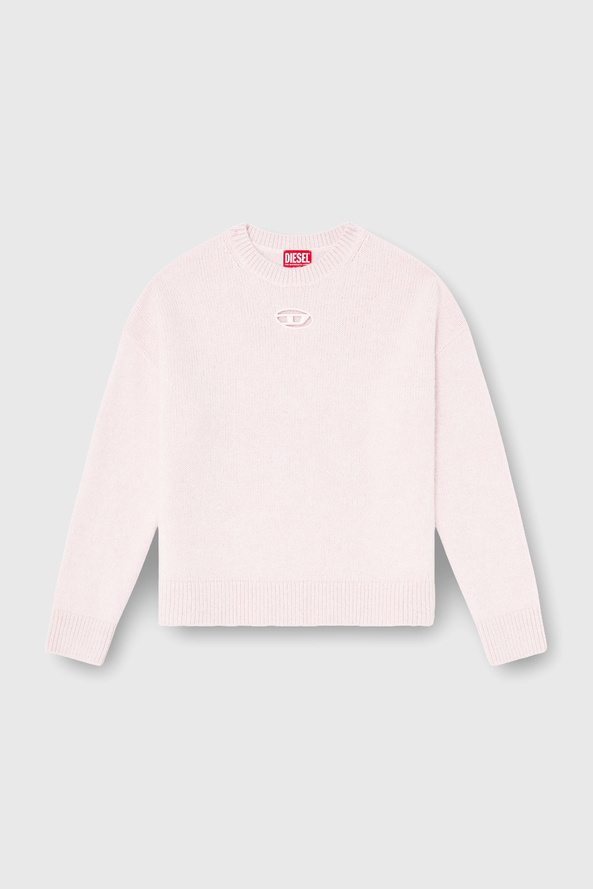 Diesel - M-AREETA, Damen Pullover aus Woll- und Alpakamischung in Rosa - 2