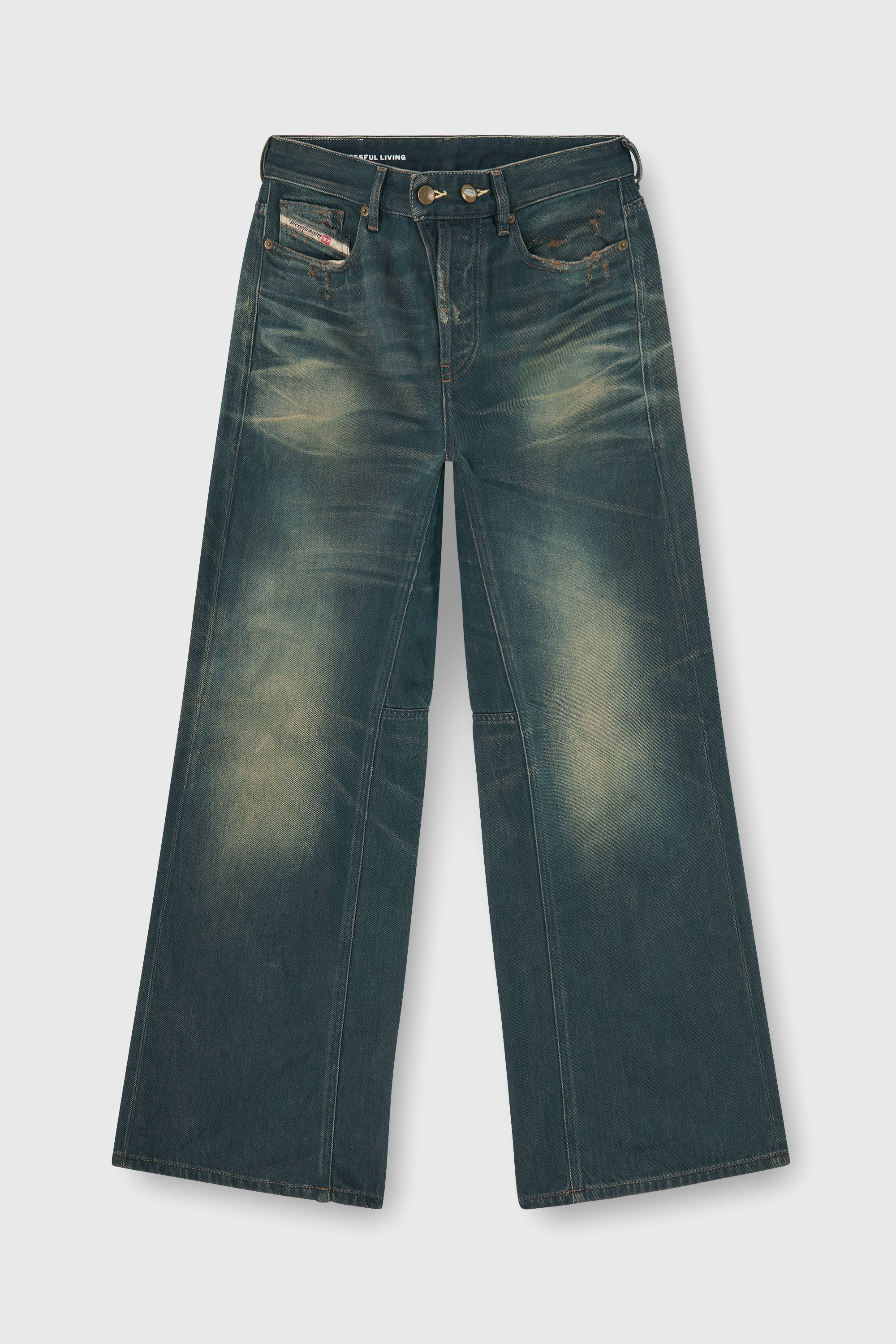 Diesel - Damen Relaxed Jeans 1996 D-Sire 09P85, Dunkelblau - 2