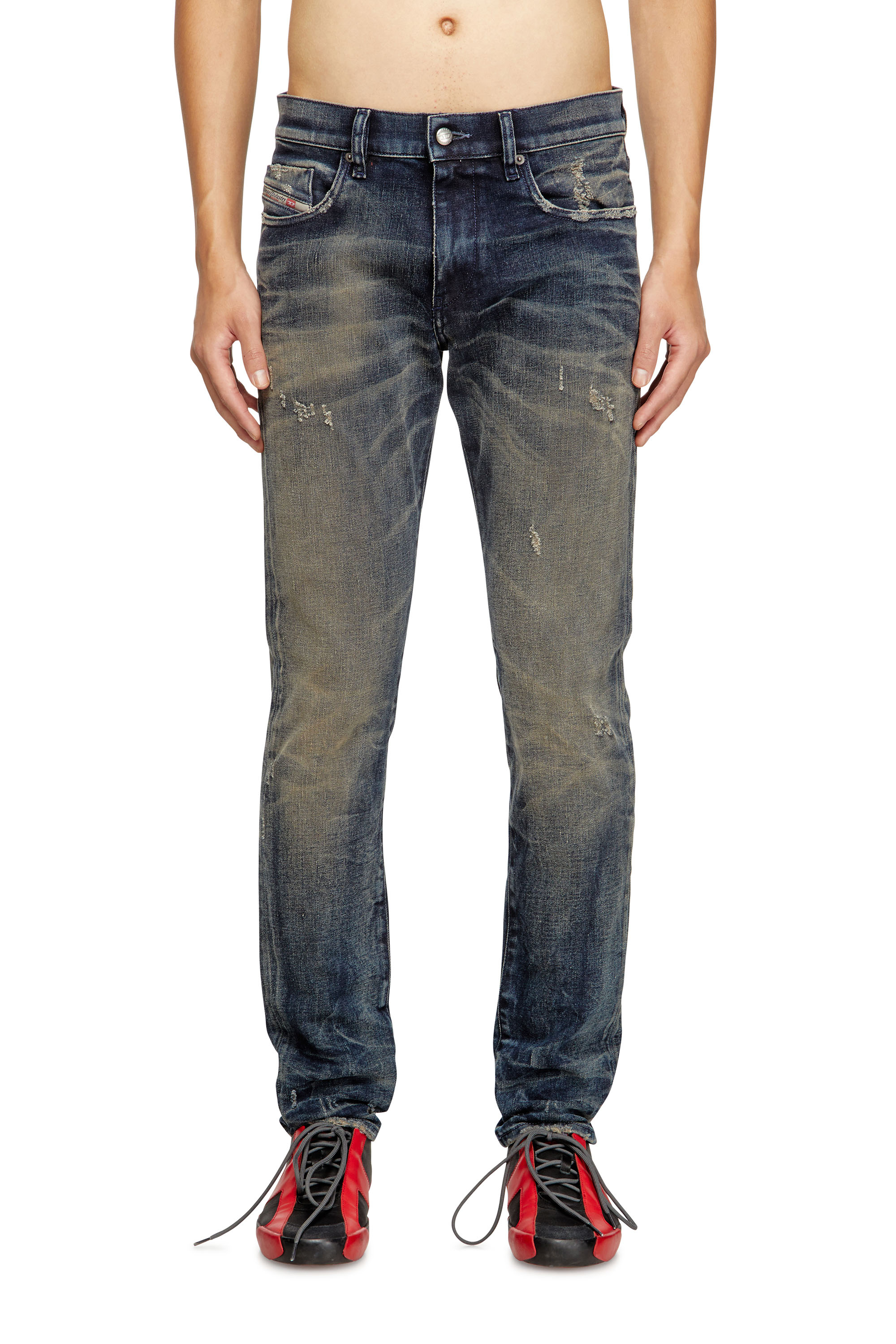 Diesel - Herren Slim Jeans 2019 D-Strukt 09M46, Dunkelblau - 1