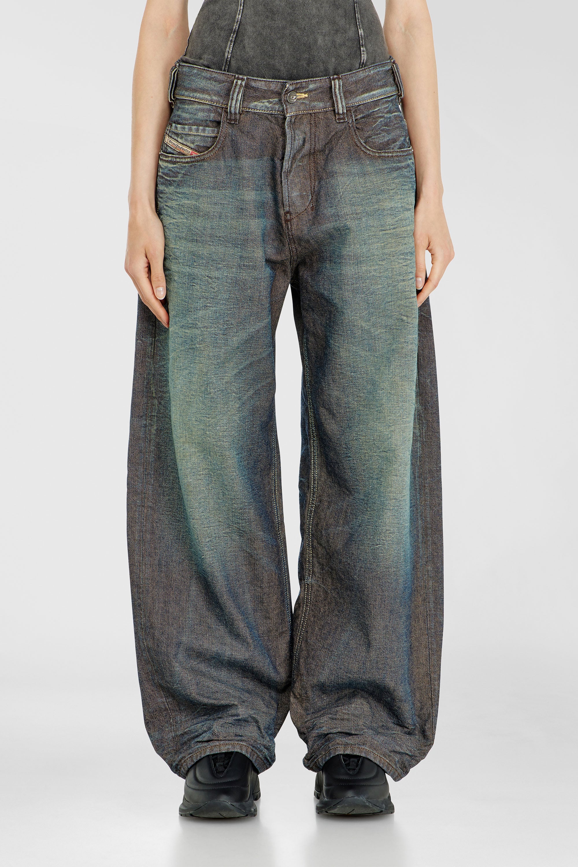 Diesel - Unisex Relaxed Jeans 1997 D-Enim-M 007EM, Dunkelblau - 2