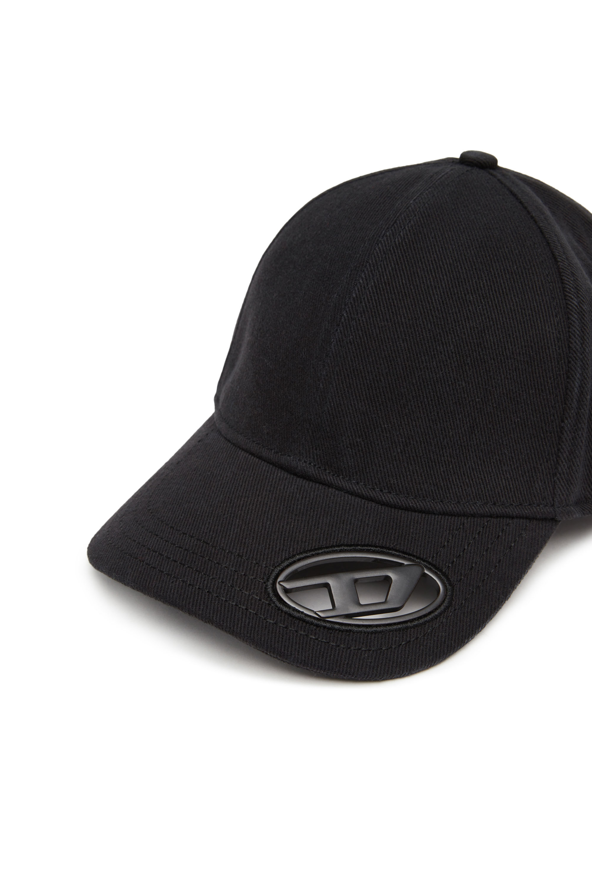 Diesel - C-PLAK, Herren Basecap mit Oval D-Plakette in Schwarz - 3