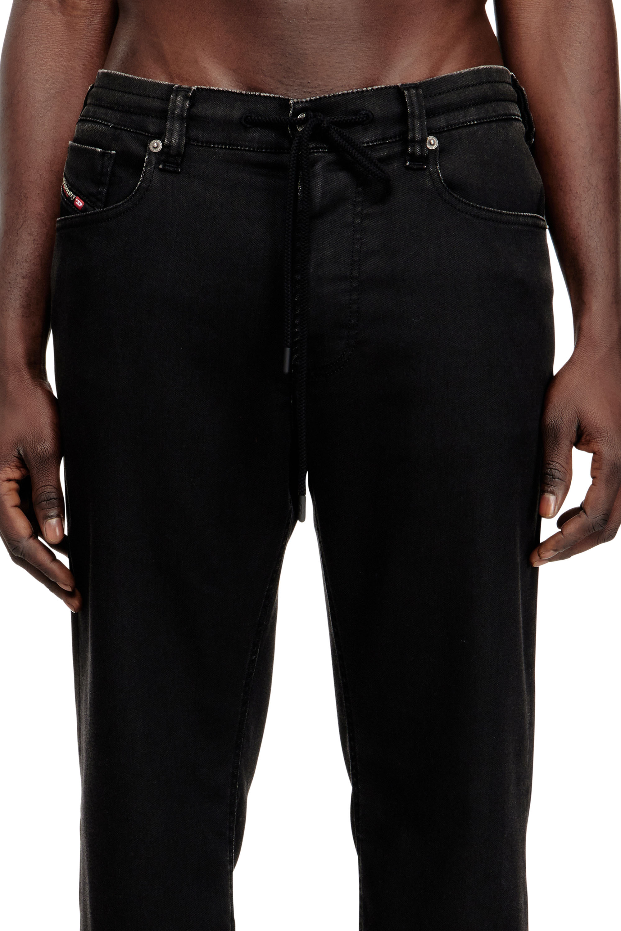 Diesel - Herren Relaxed 2080 D-Reel Joggjeans&reg; 09N90, Schwarz/Dunkelgrau - 4