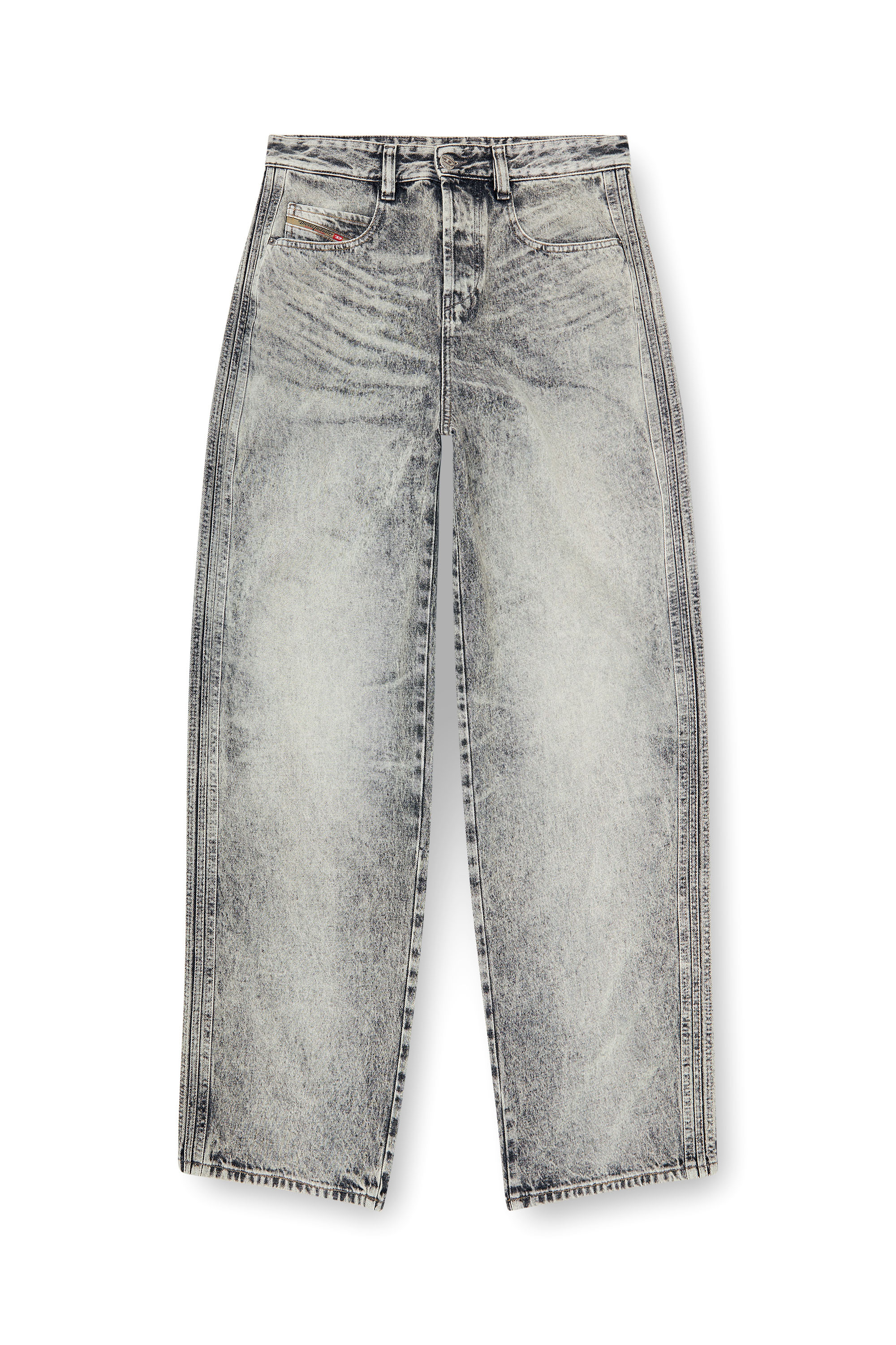 Diesel - Unisex Relaxed Jeans 1997 D-Enim-M 09P11, Hellgrau - 3