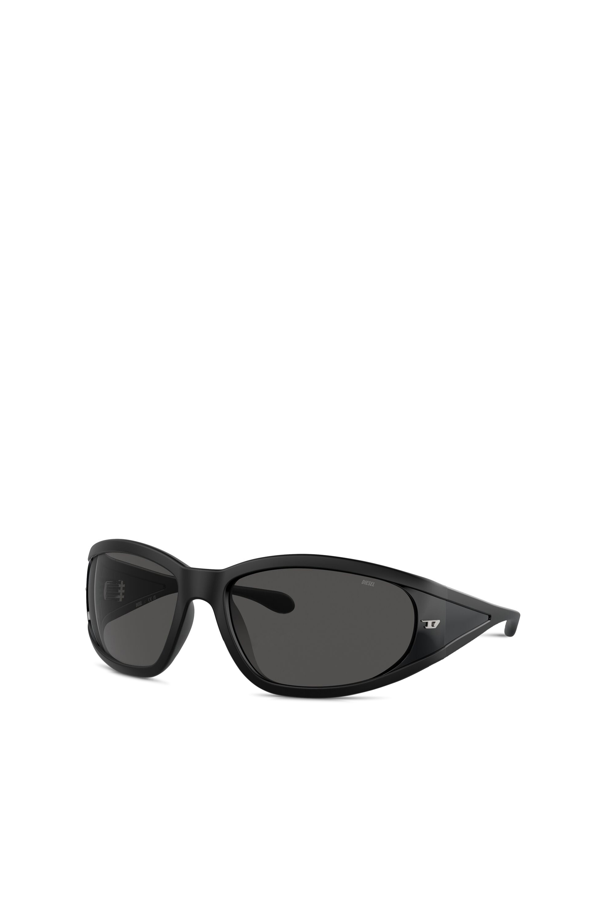 Diesel - 0DL3002, Unisex's Rectangular sunglasses in acetate in Black - 4