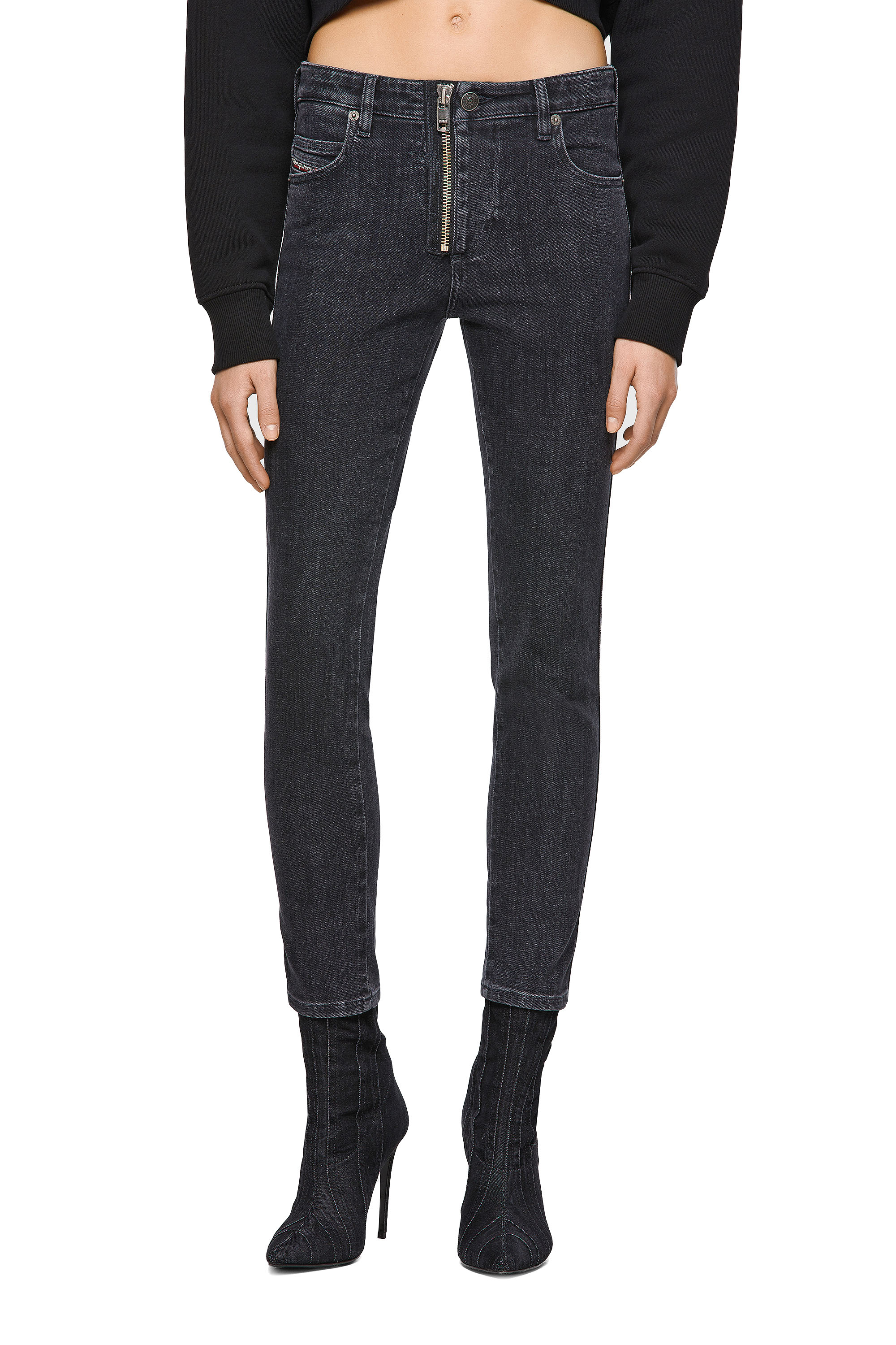Babhila 09A67, Schwarz/Dunkelgrau - Jeans