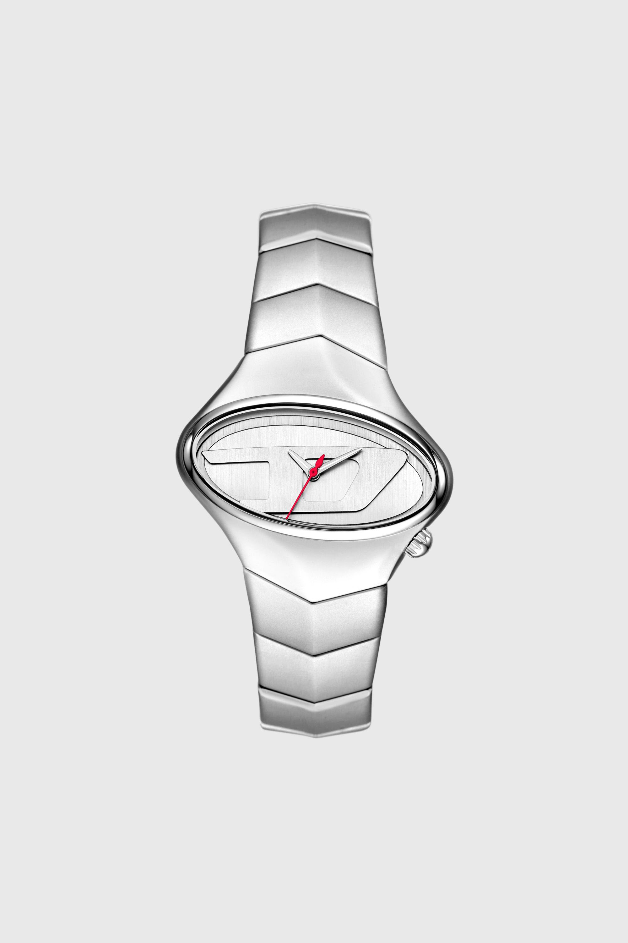 Diesel - DZ2228 WATCH, Man's D-Rush Stainless steel watch in Silver - 1