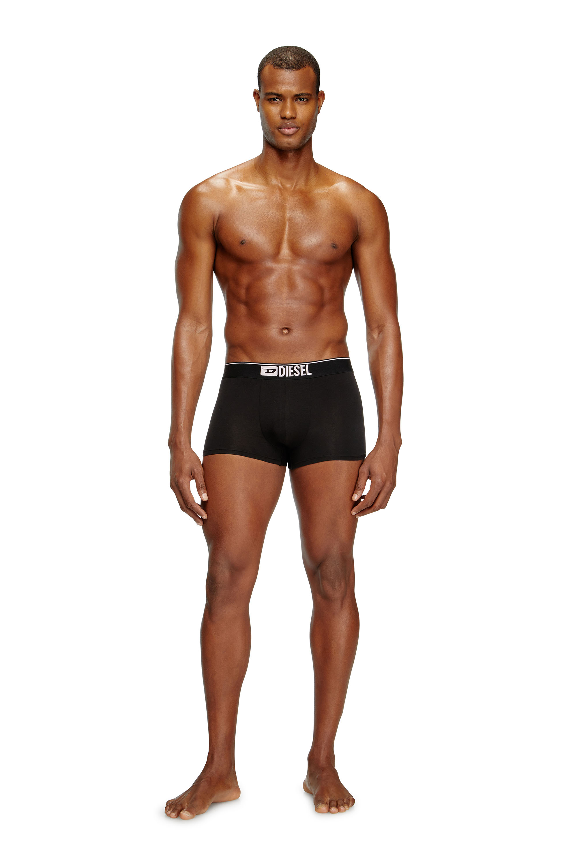 Diesel - UMBX-DAMIENTHREEPACK, Herren Einfarbige Retropants im Dreierpack in Schwarz/Rosa - 1