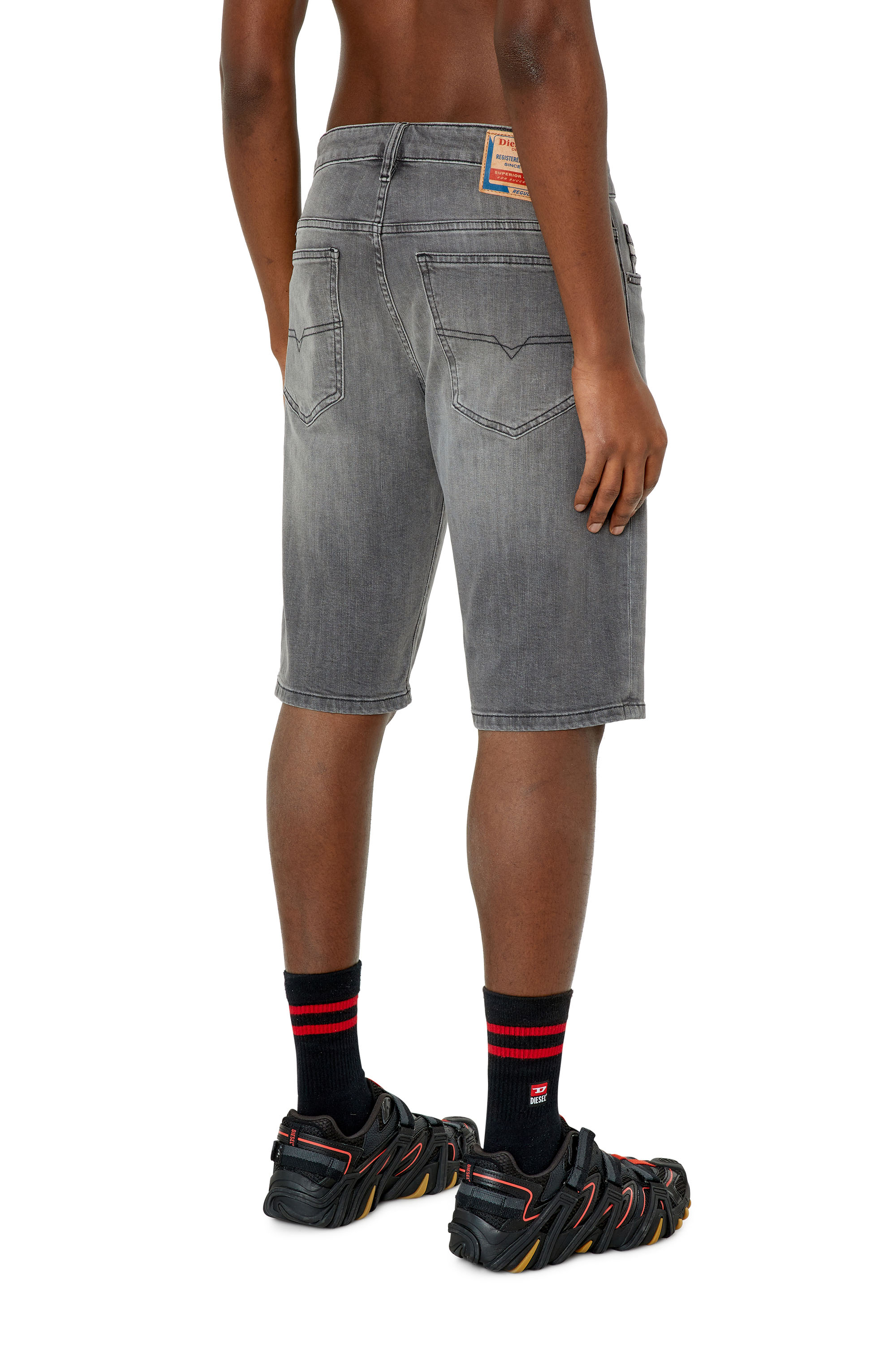 Diesel - SLIM-SHORT, Schwarz/Dunkelgrau - Image 2